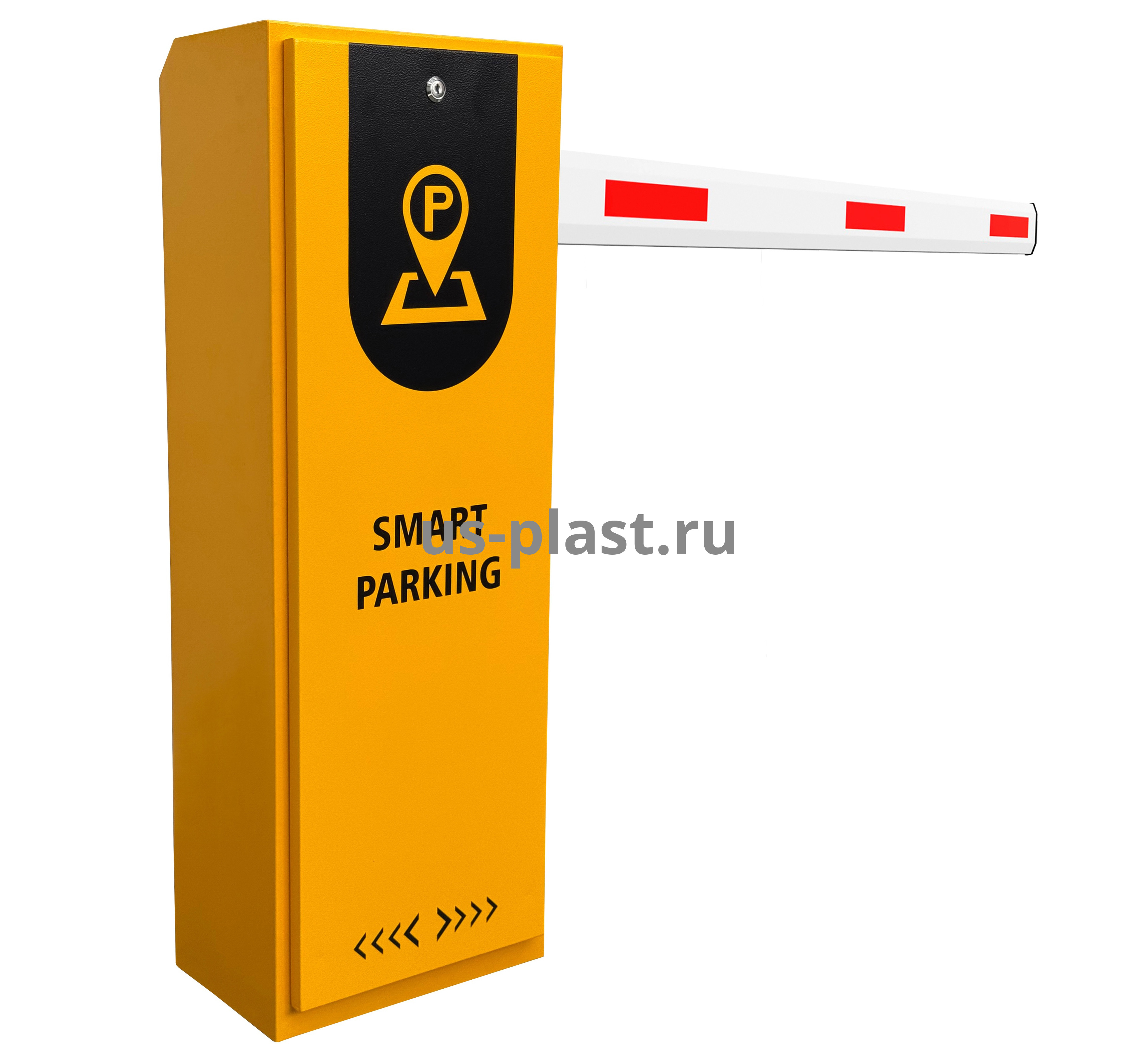 Автоматический шлагбаум BG-609TB Yellow (6M) BATTERY с телескопической стрелой 6 м и батареей резервного питания в Санкт-Петербурге