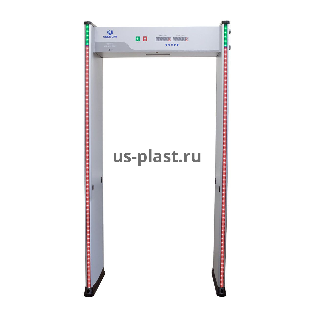 UNIQSCAN UB500(18)T 1000 мм, арочный стационарный металлодетектор с измерением температуры тела. Фото N6