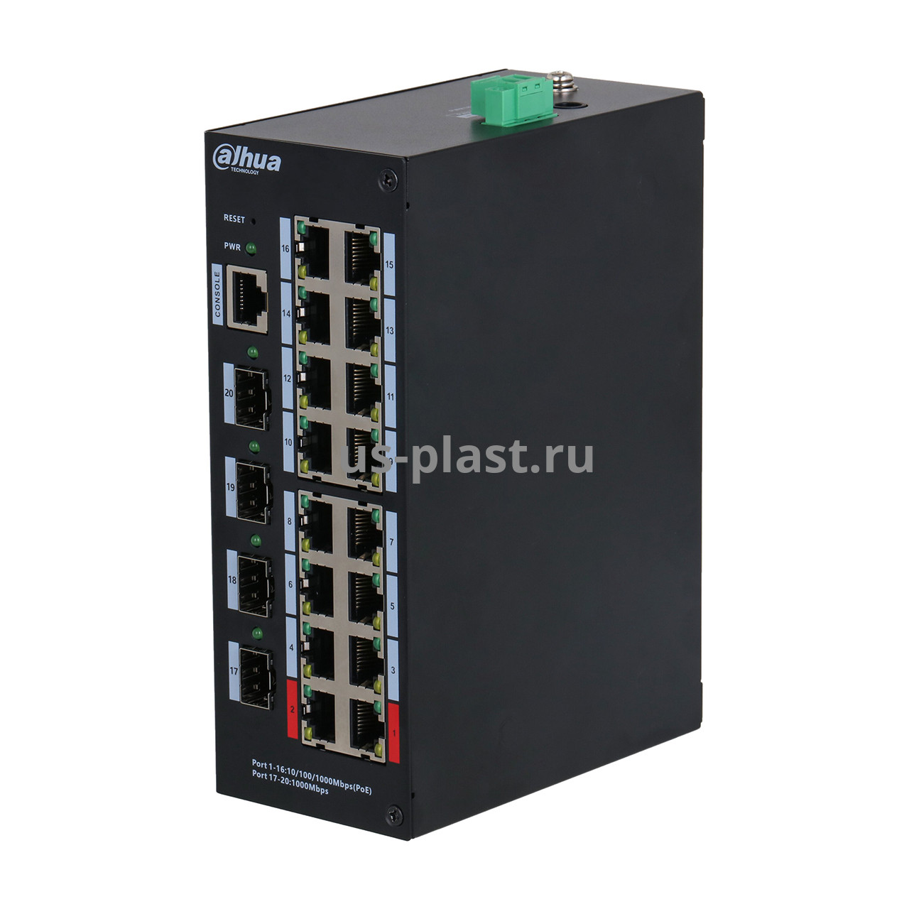 Dahua DH-HS4420-16GT-190, 20-портовый управляемый коммутатор с PoE