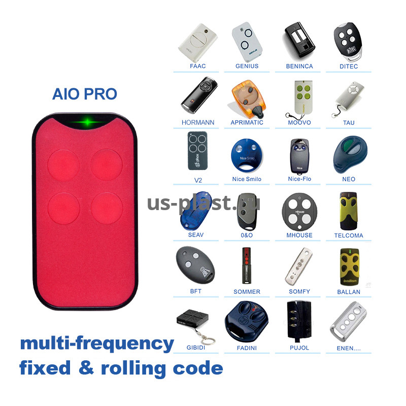 YET AIO PRO (Red) универсальный пульт дубликатор для ворот и шлагбаумов. Фото N3