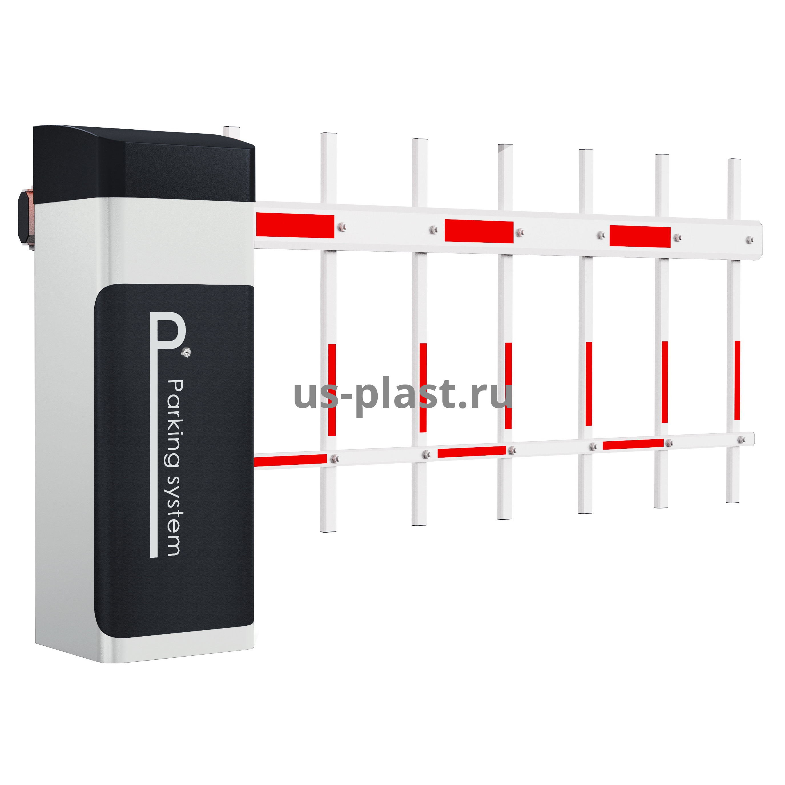 Автоматический шлагбаум DZ-132-TF (4.5M) BATTERY с прямой стрелой с защитной шторкой