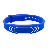 RFID браслет T5577 перезаписываемый (SPORT-TEMIC) СИНИЙ, с застёжкой
