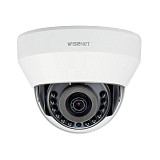 Wisenet LND-6020R, 2 Мп купольная IP видеокамера с подсветкой до 20м, c PoE