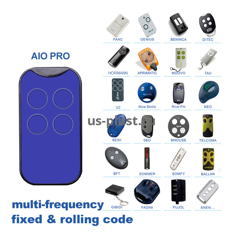 YET AIO PRO (Blue) универсальный пульт дубликатор для ворот и шлагбаумов. Фото N3
