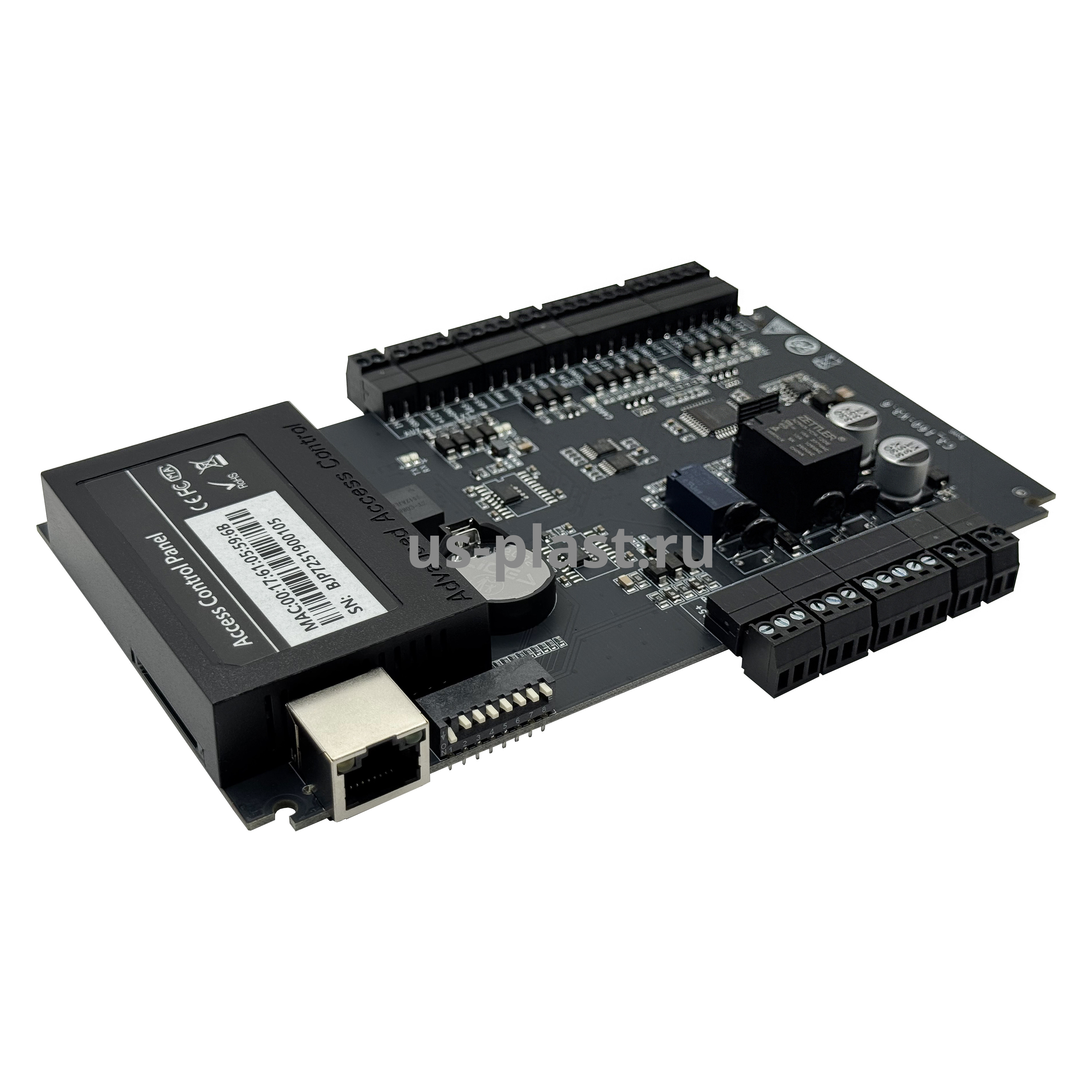 ZKTeco (TEMID) C3-100 Plus, сетевой контроллер СКУД для одной двери (двухсторонний доступ). Фото N2