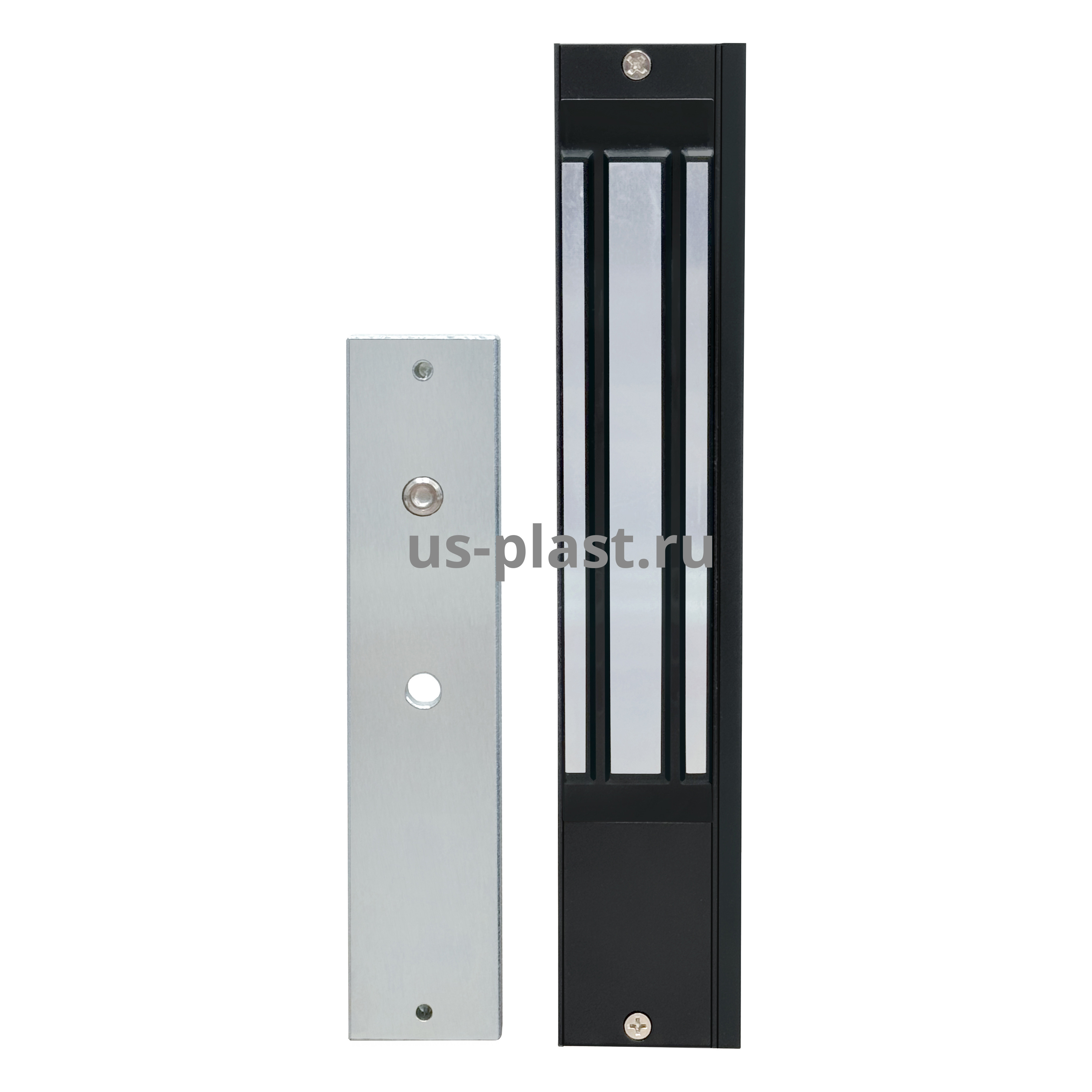 Накладной электромагнитный замок EL-600ST (Black) с силой удержания 280 кг. Фото N2