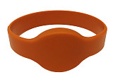RFID браслет MIFARE силиконовый (красно-оранжевый) диаметр 65 мм, упаковка 10 штук