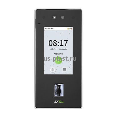 ZKTeco SpeedFace-V4L Pro [EM] [WiFi] биометрический терминал доступа с распознаванием лиц и отпечатков пальцев. Фото N4