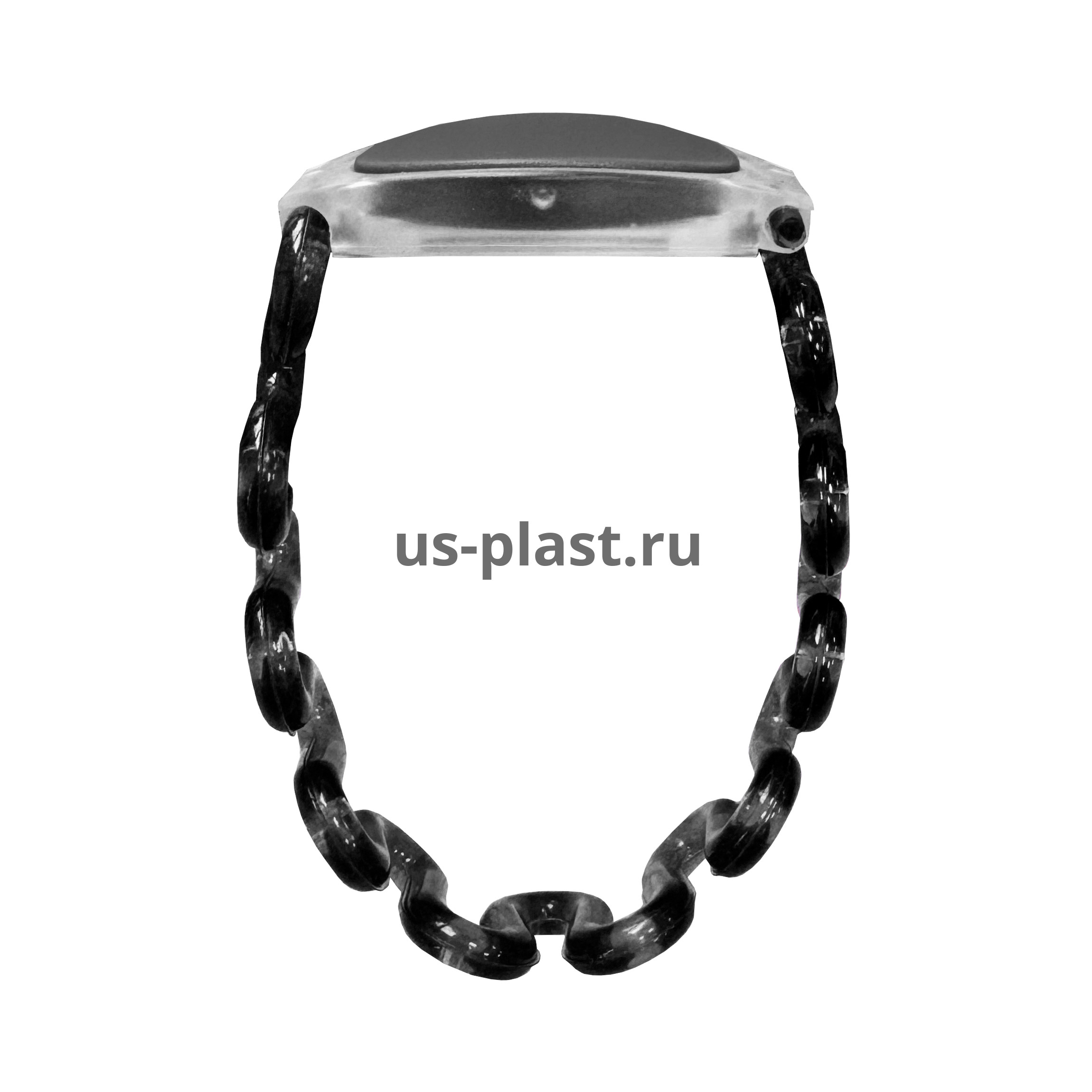 Пружинный RFID браслет EM-Marine (ЧЕРНЫЙ) диаметр 65 мм. Фото N3