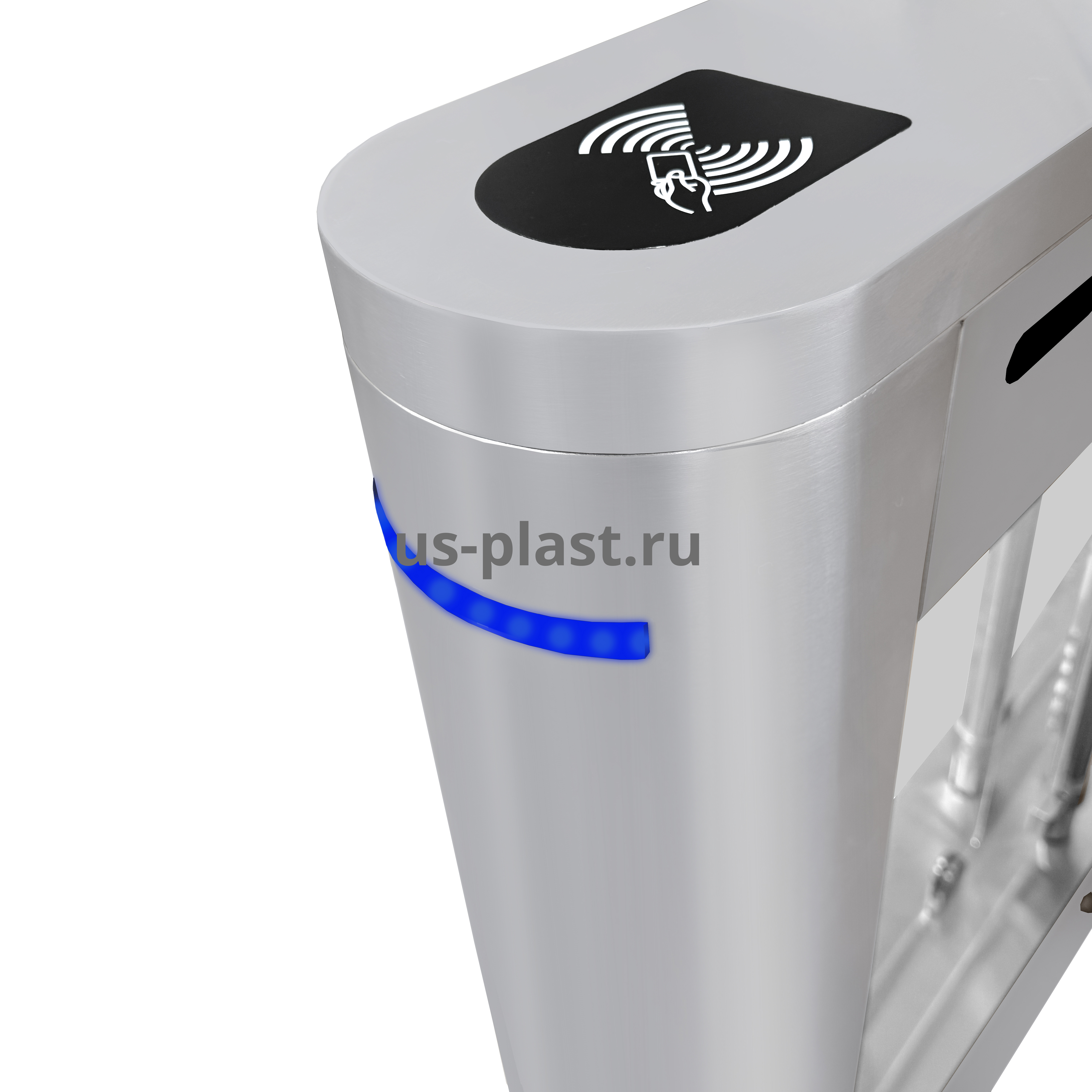 Распашной турникет Karsun JS-XBZ002 (800 мм) два боковых модуля. Фото N6