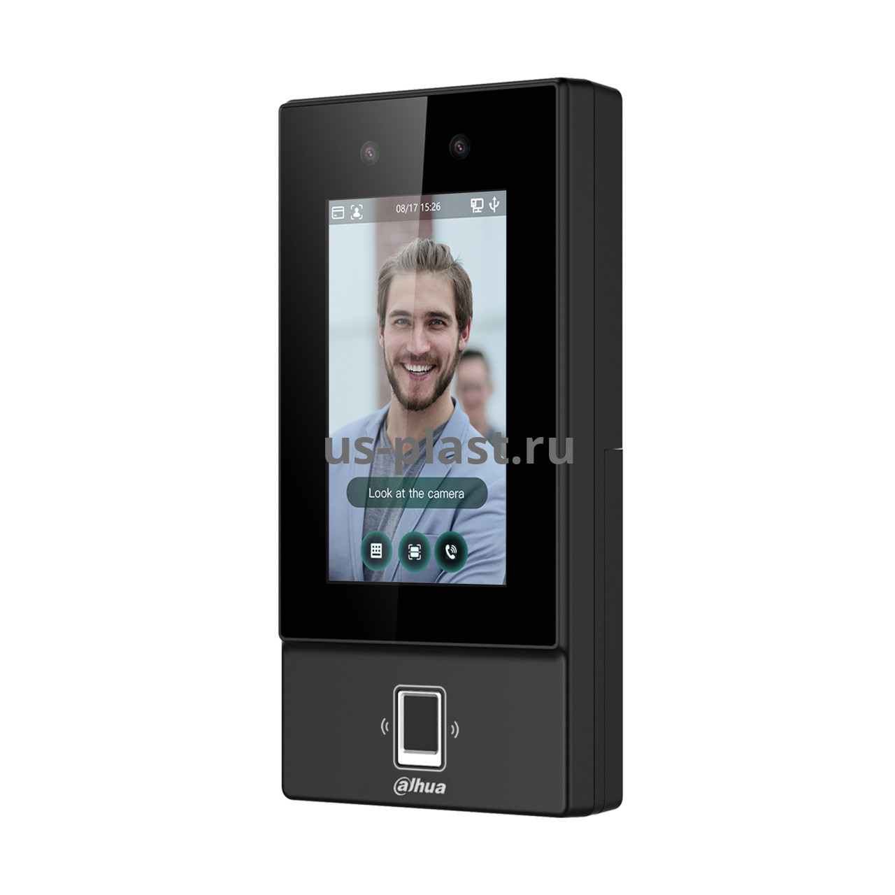 Dahua DHI-ASI6214S-D (EM) биометрический терминал с распознаванием лиц, отпечатков пальцев и карт EM-Marine. Фото N2