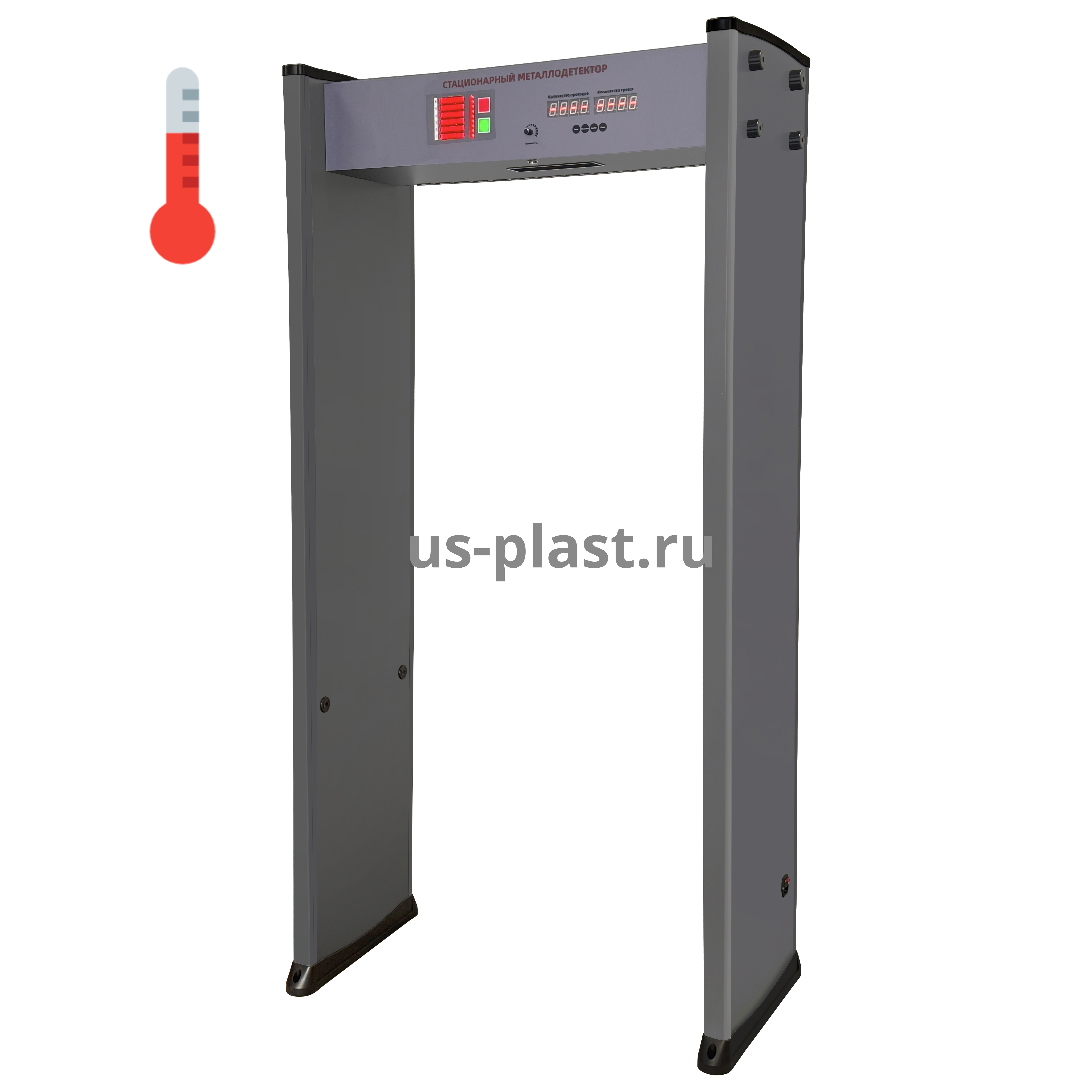 Арочный металлодетектор JT-100T (1000 мм) с измерением температуры тела