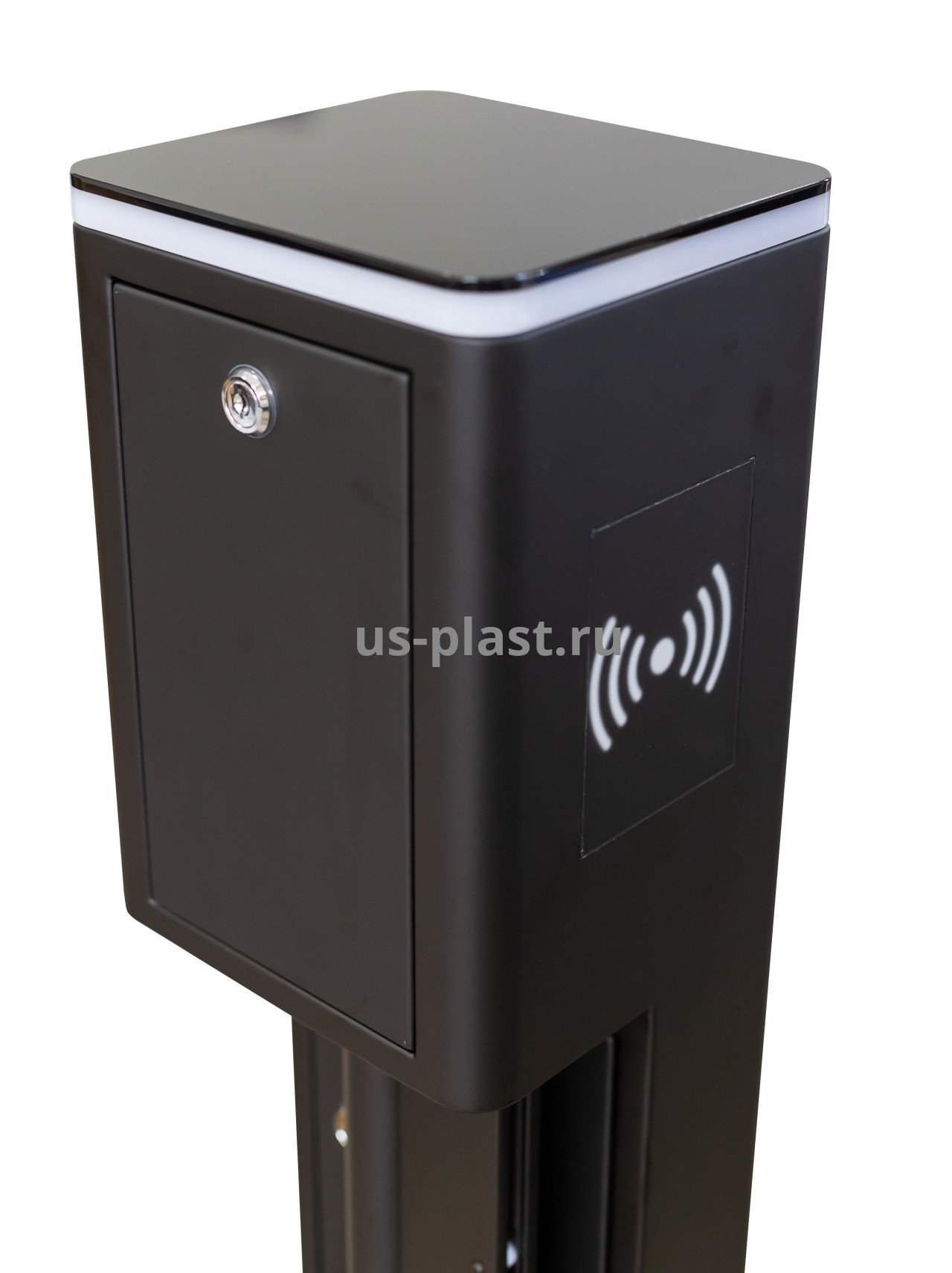 ZKTeco SBT2011S Black [EM/MF] распашной турникет (электронная проходная) с контроллером и считывателями RFID карт. Фото N7