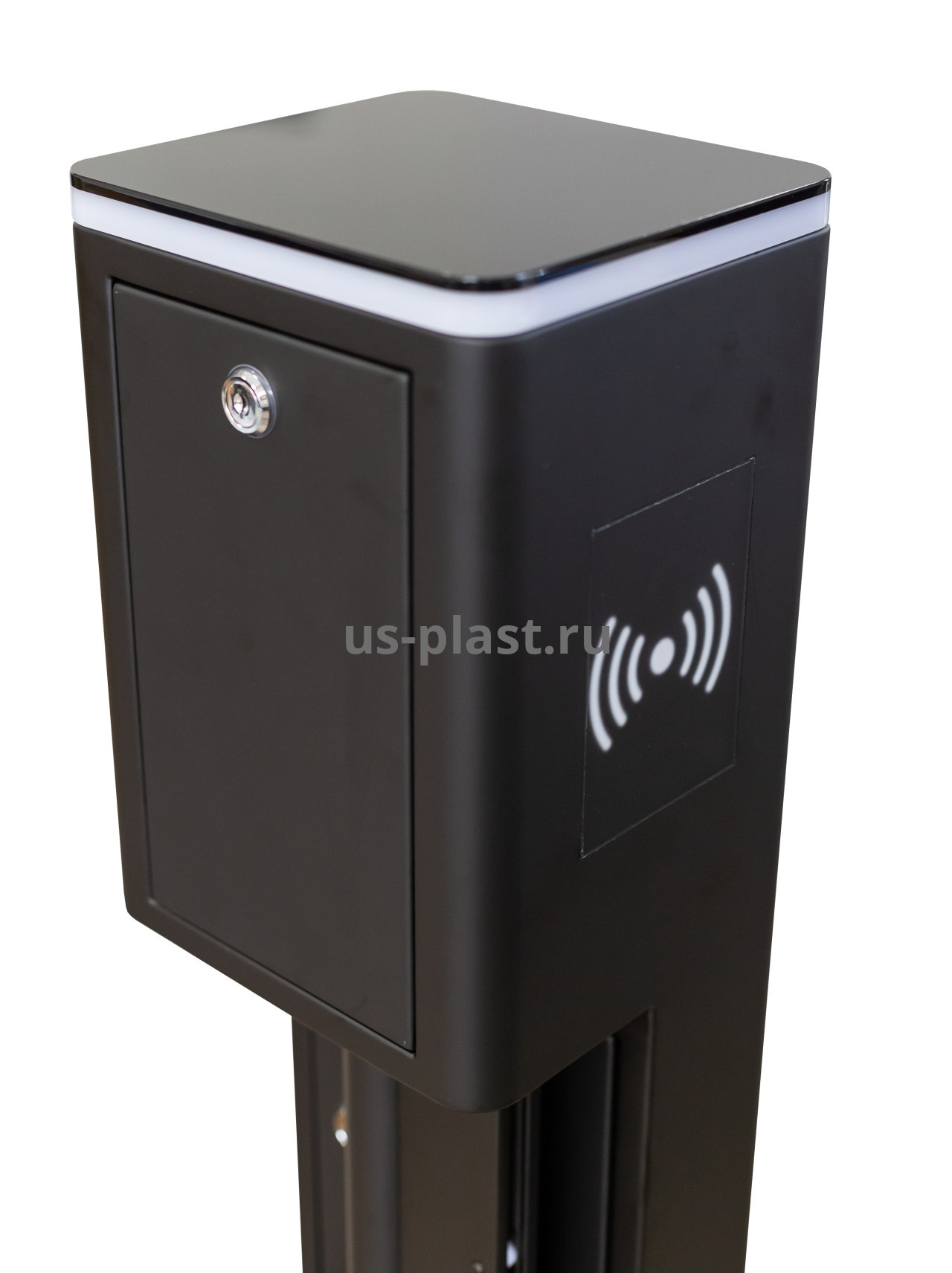 ZKTeco SBT2011S Black [EM/MF] распашной турникет (электронная проходная) с контроллером и считывателями RFID карт. Фото N7