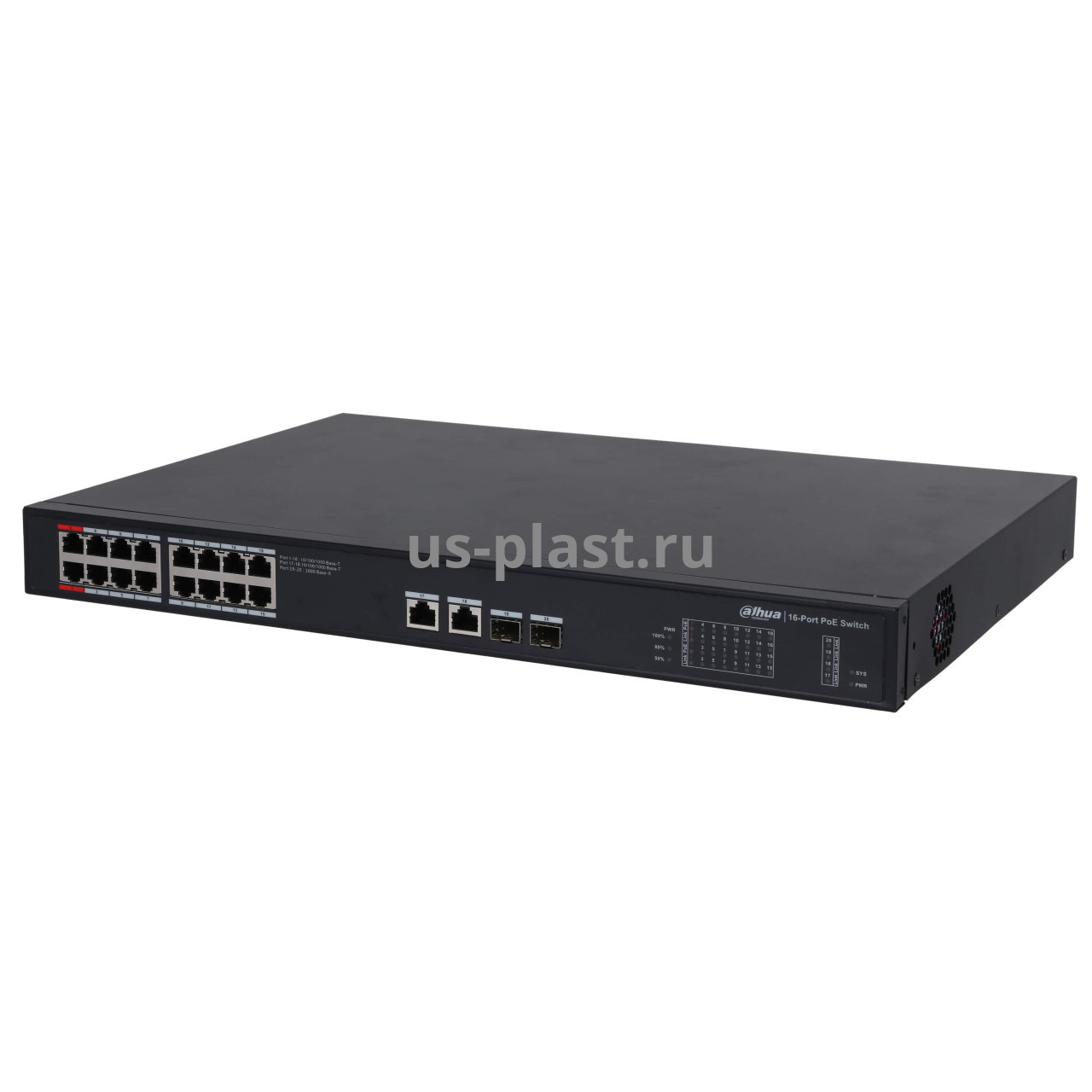 Dahua DH-PFS3220-16GT-190, неуправляемый коммутатор с РоЕ