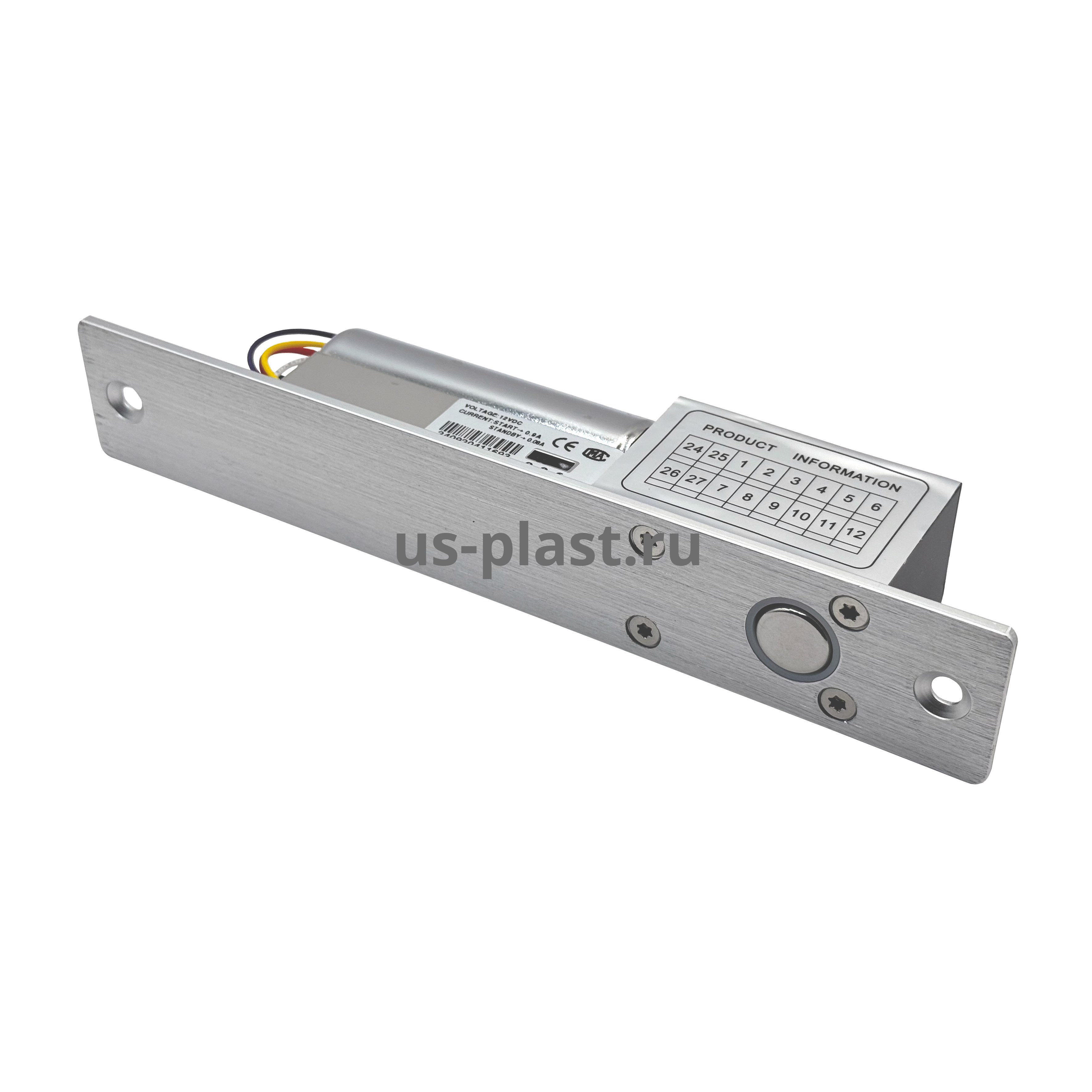 Врезной ригельный электромеханический замок FORTEK BL-C2001D
