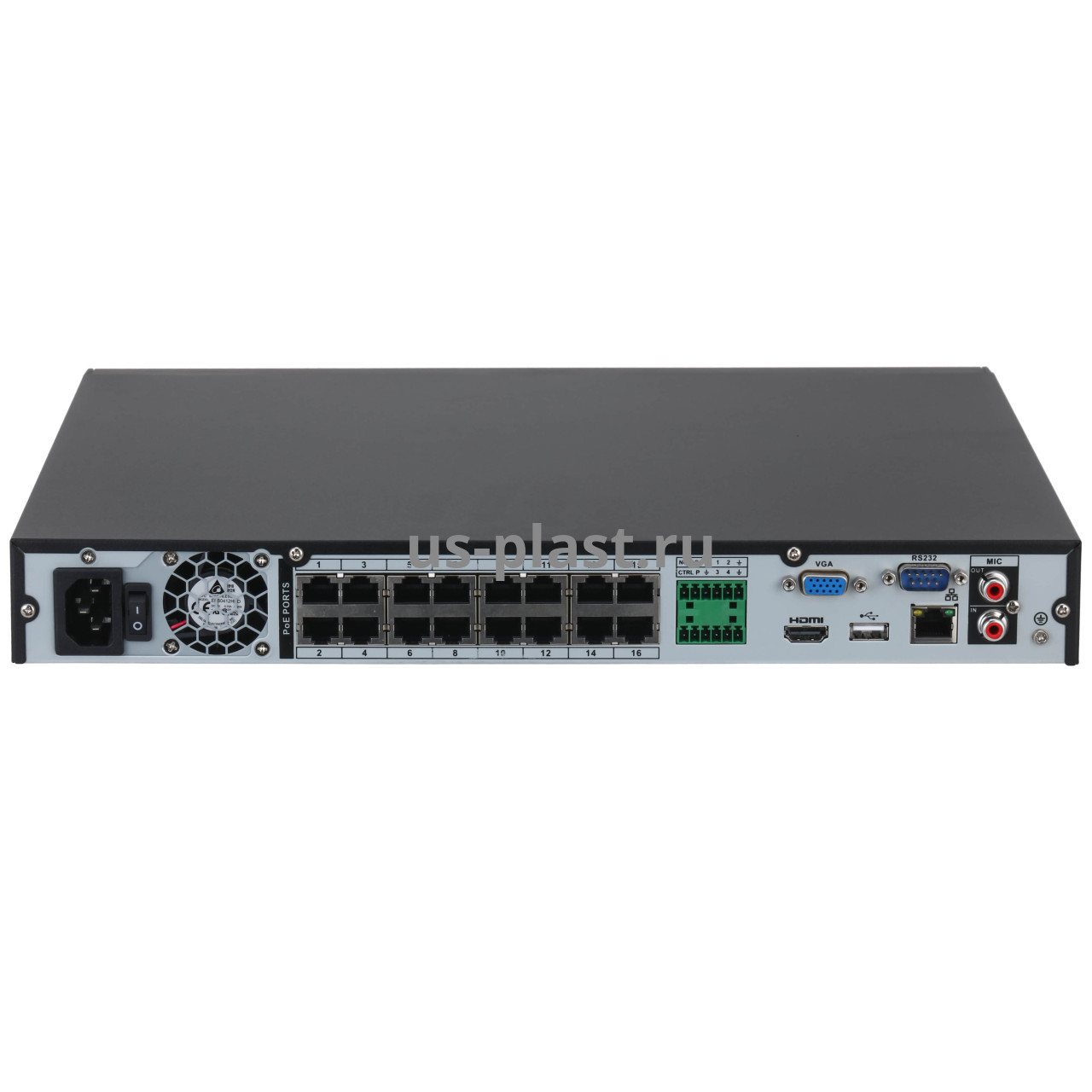 Dahua DHI-NVR4216-16P-4KS3, 16-канальный IP-видеорегистратор. Фото N3