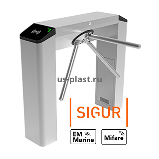 ZKTeco TS2011 Plus [SIGUR, EM/MF] турникет-трипод (электронная проходная) с контроллером и считывателями RFID карт