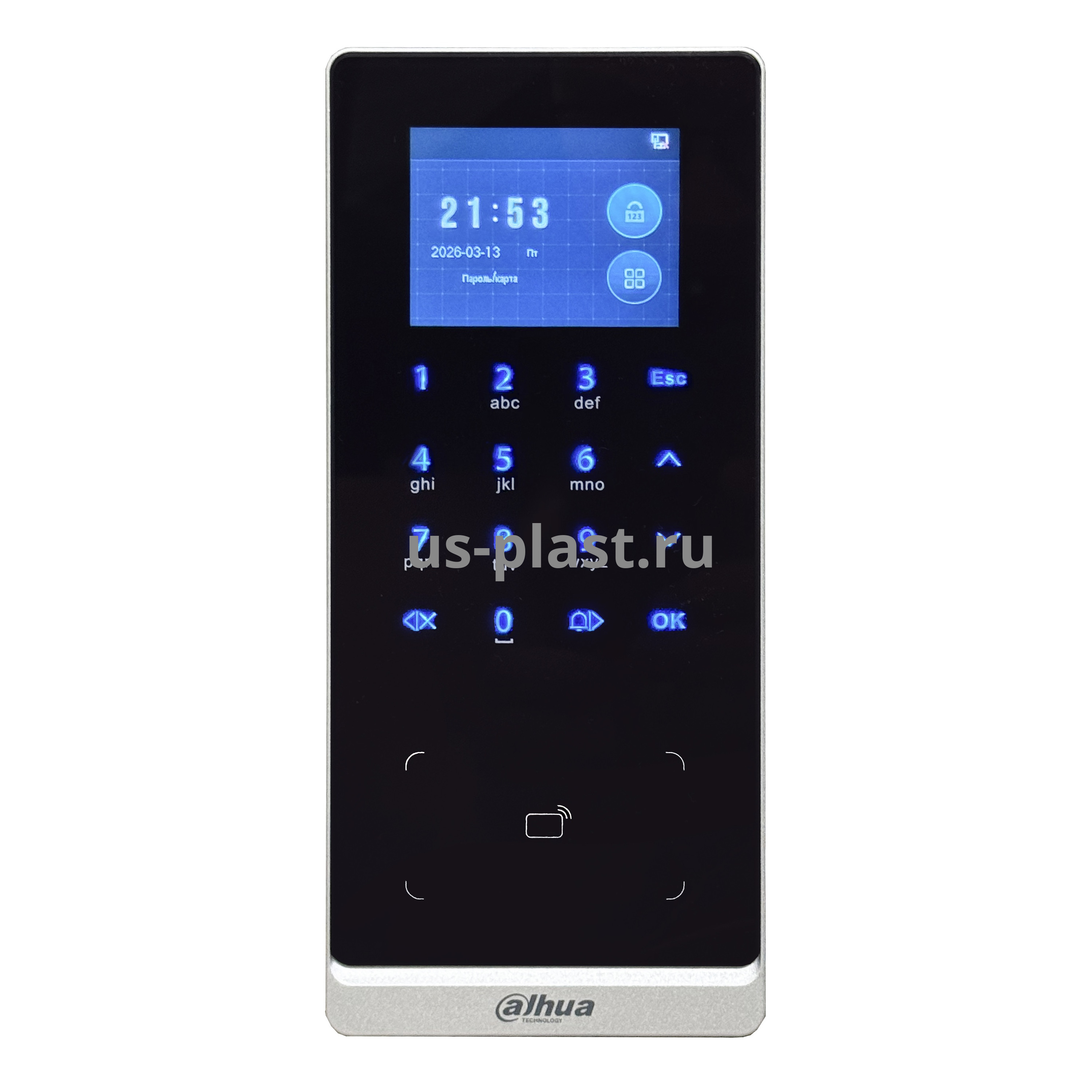 Dahua DHI-ASI2201H-W (MF) терминал доступа и учета рабочего времени по картам Mifare, влагозащищенный