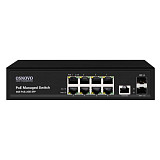 OSNOVO SW-80802/L(150W), управляемый PoE-коммутатор