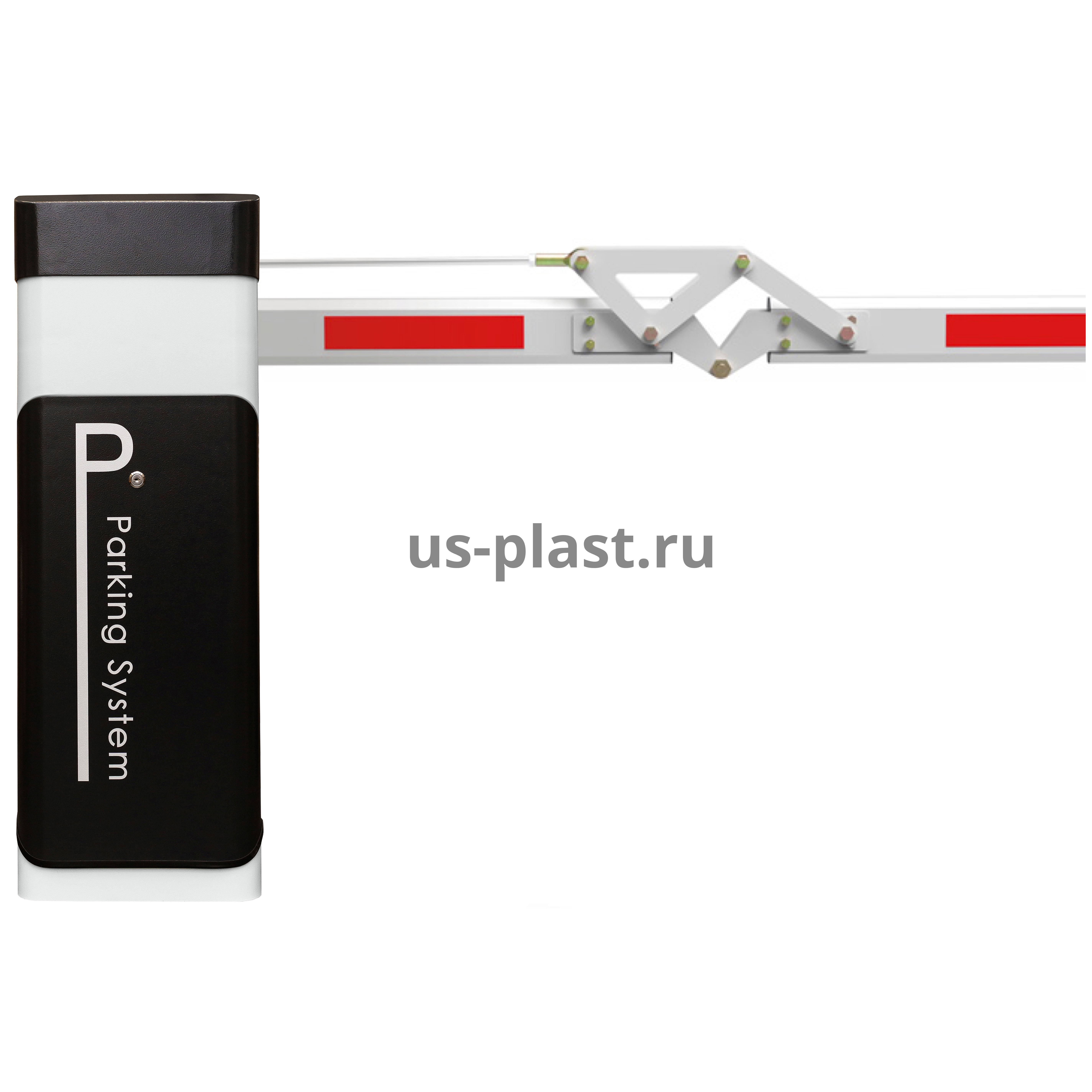 Автоматический шлагбаум DZ-132-180° (4.5m) со складной стрелой 4.5 метра