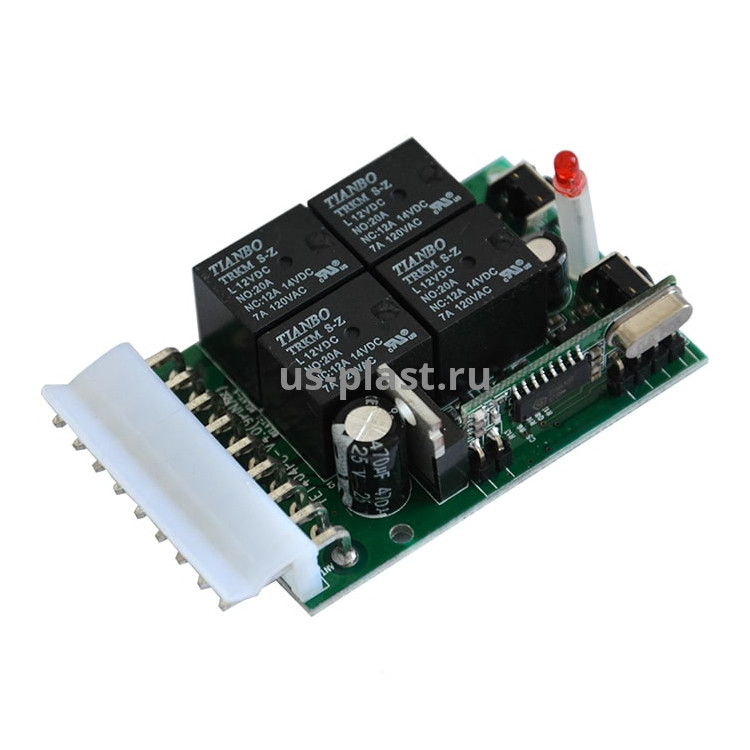 YET404PC-V4.0 (433 МГц) 4-х канальный радиоприемник для систем контроля доступа. Фото N3