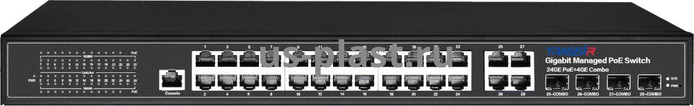 TRASSIR TR-NS24284C-400-24PoE управляемый PoE-коммутатор