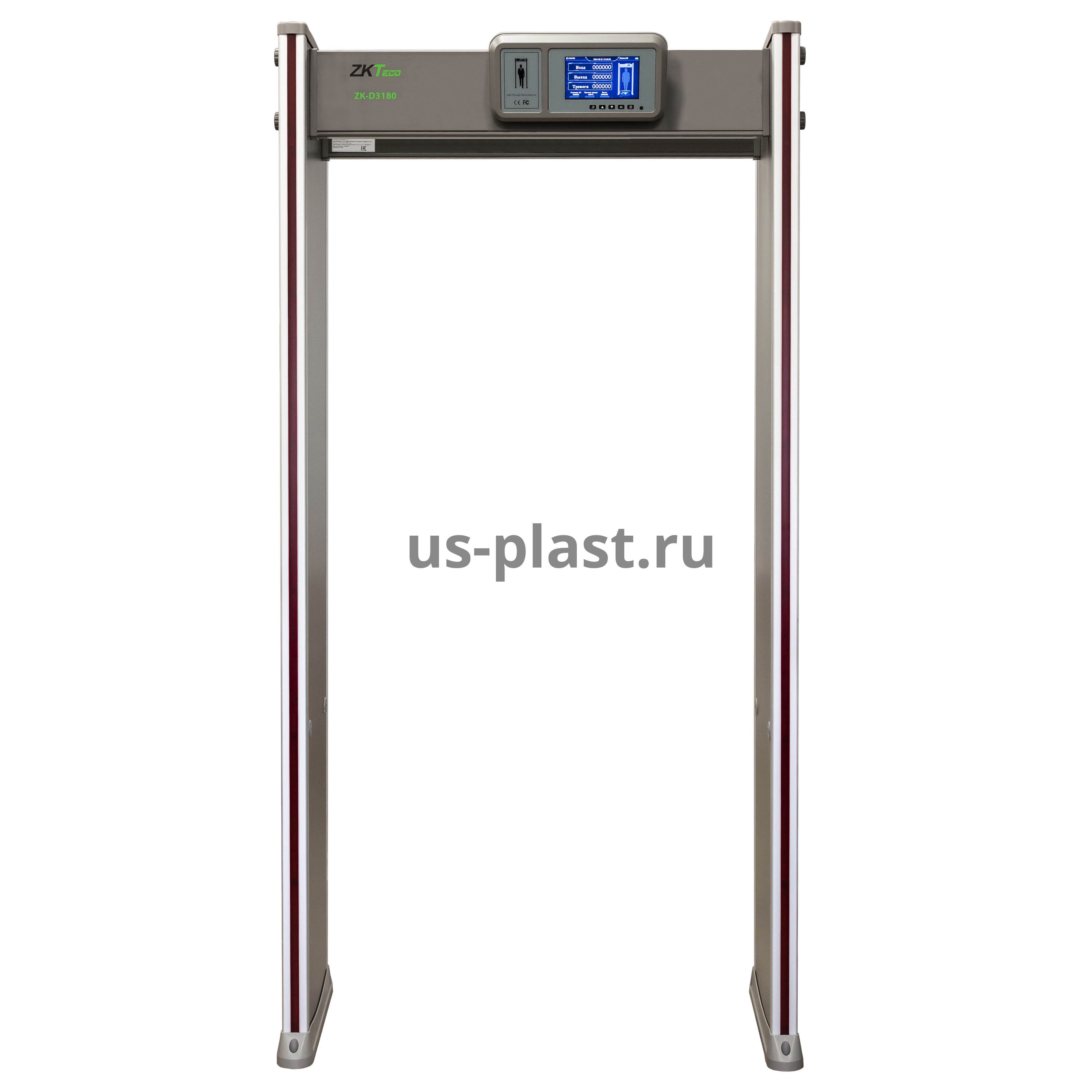 ZKTeco ZK-D3180 (1000 мм) арочный стационарный металлодетектор с увеличенной шириной прохода. Фото N2