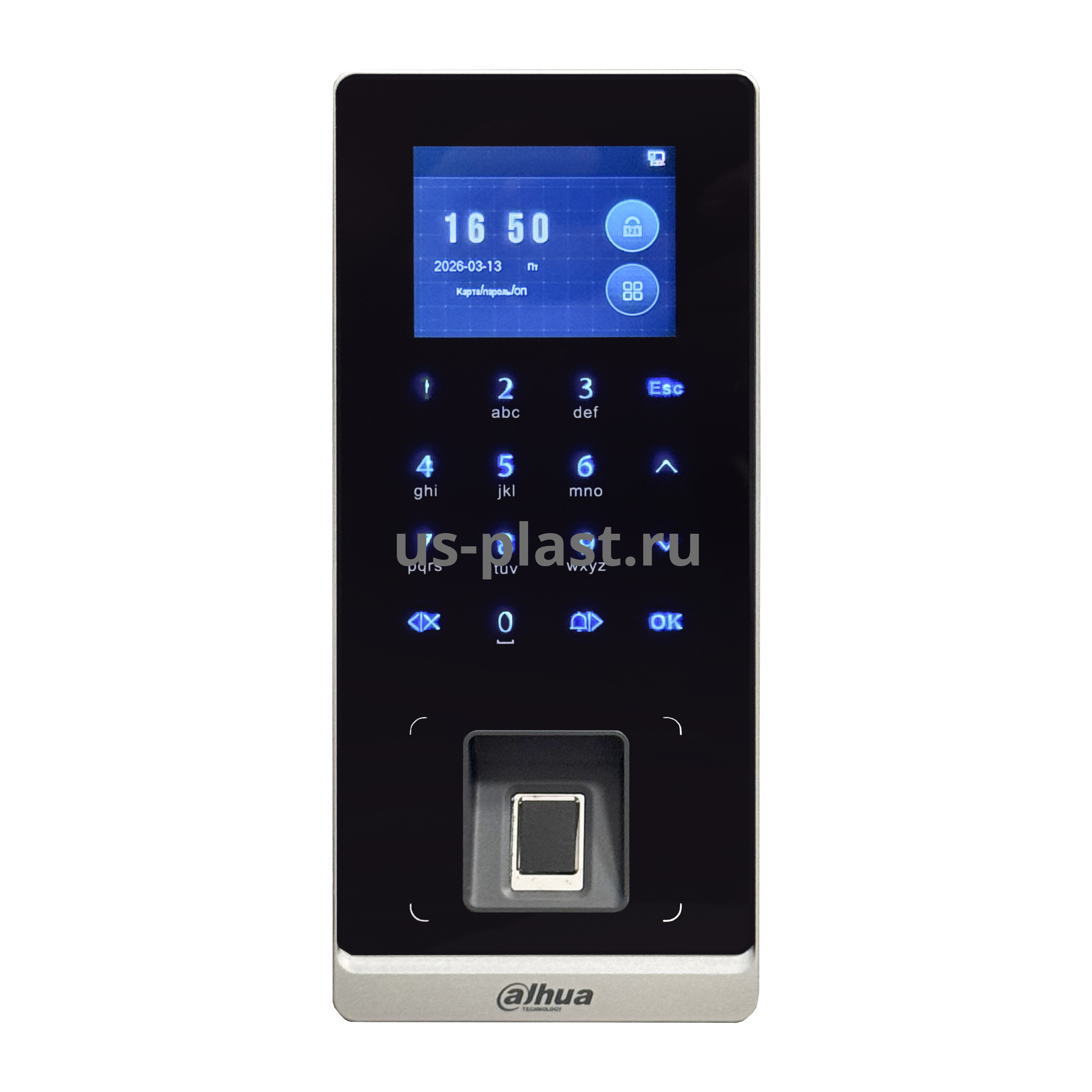 Dahua DHI-ASI2212H-DW (EM) (Wi-Fi) автономный контроллер СКУД со считывателем отпечатков пальцев и карт доступа. Фото N2