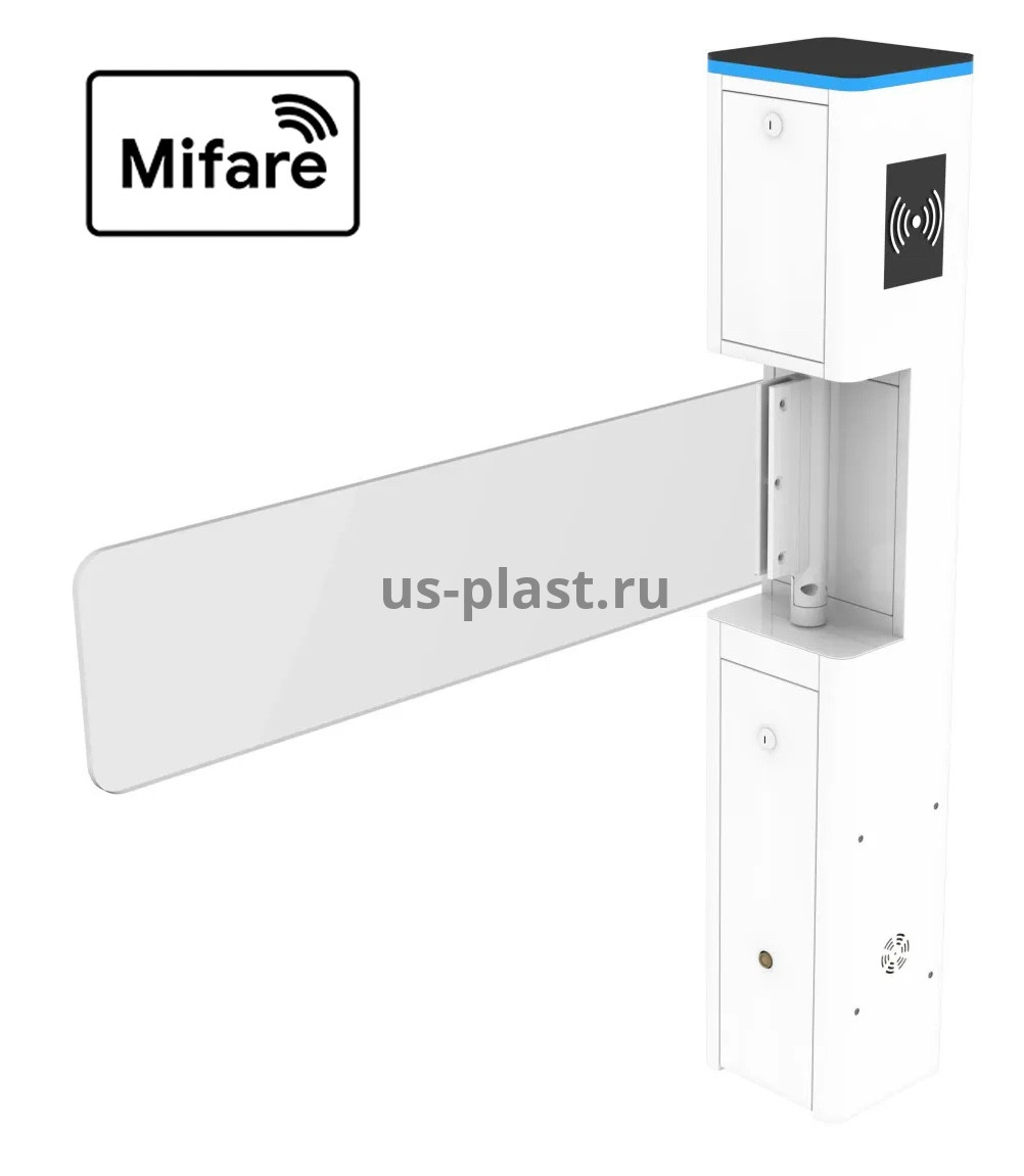 ZKTeco SBT2011S [MF] (White) распашной турникет (электронная проходная) с контроллером и считывателями RFID карт в Санкт-Петербурге