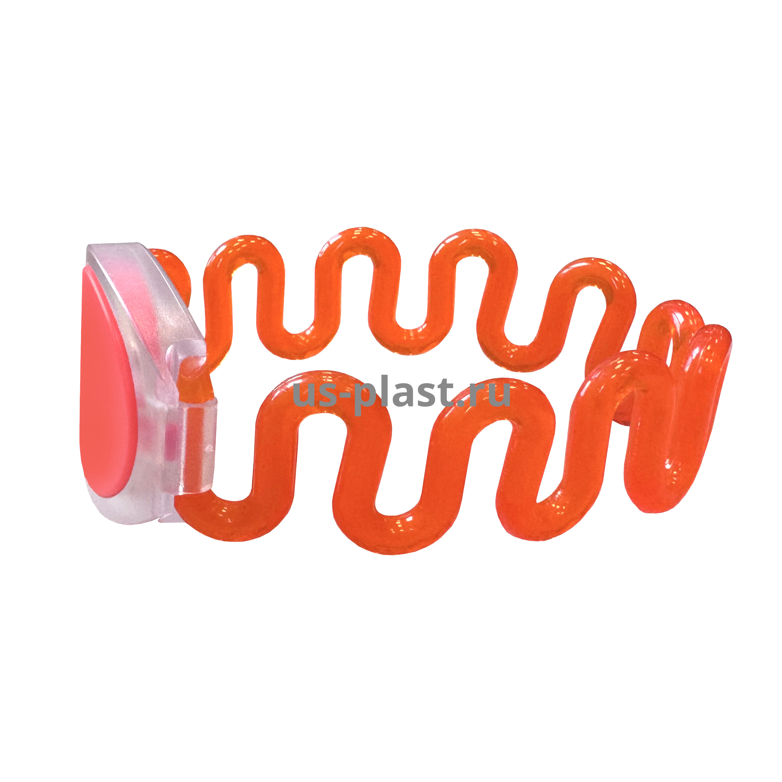 Пружинный RFID браслет EM-Marine (КРАСНЫЙ) диаметр 65 мм. Фото N2