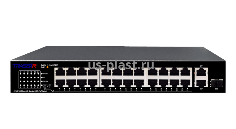 TRASSIR TR-NS1126-225-24PoE неуправляемый PoE-коммутатор в Санкт-Петербурге