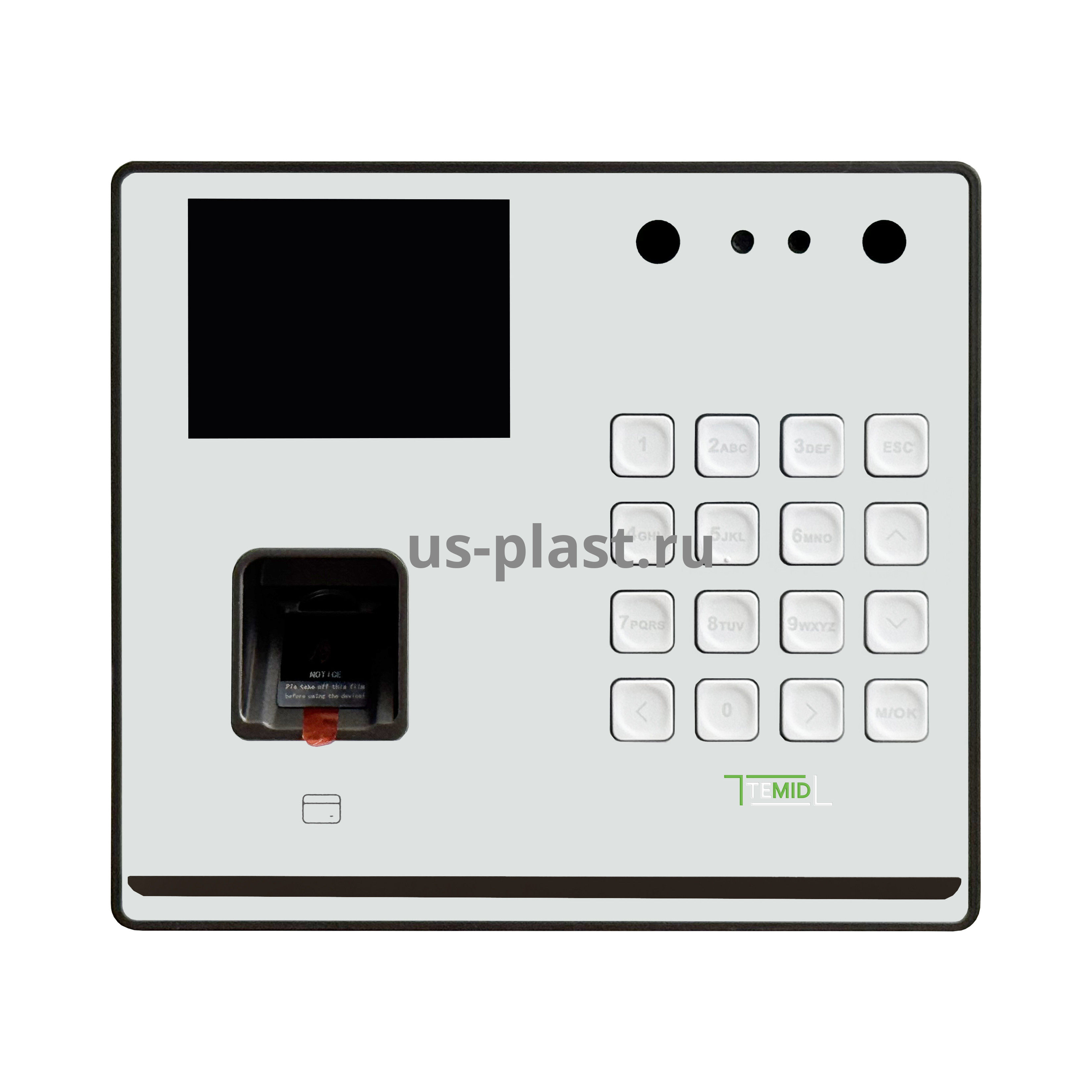 SenseFace M2F-LR [EM] [Wi-Fi] WHITE терминал учета рабочего времени с распознаванием лиц, отпечатков пальцев и карт доступа. Фото N6