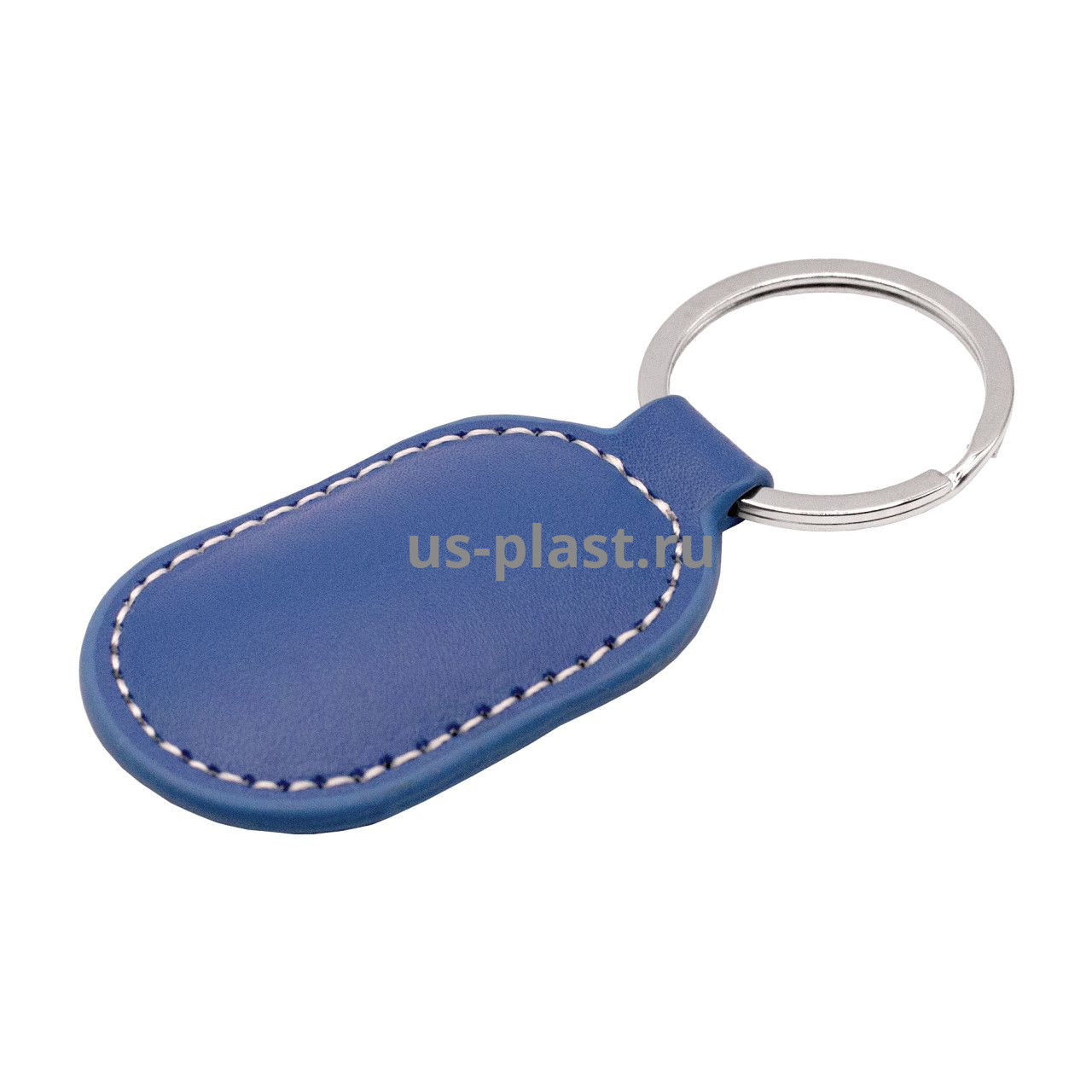 Кожаный RFID брелок MIFARE 1K "CLASSIC" СИНИЙ. Фото N2