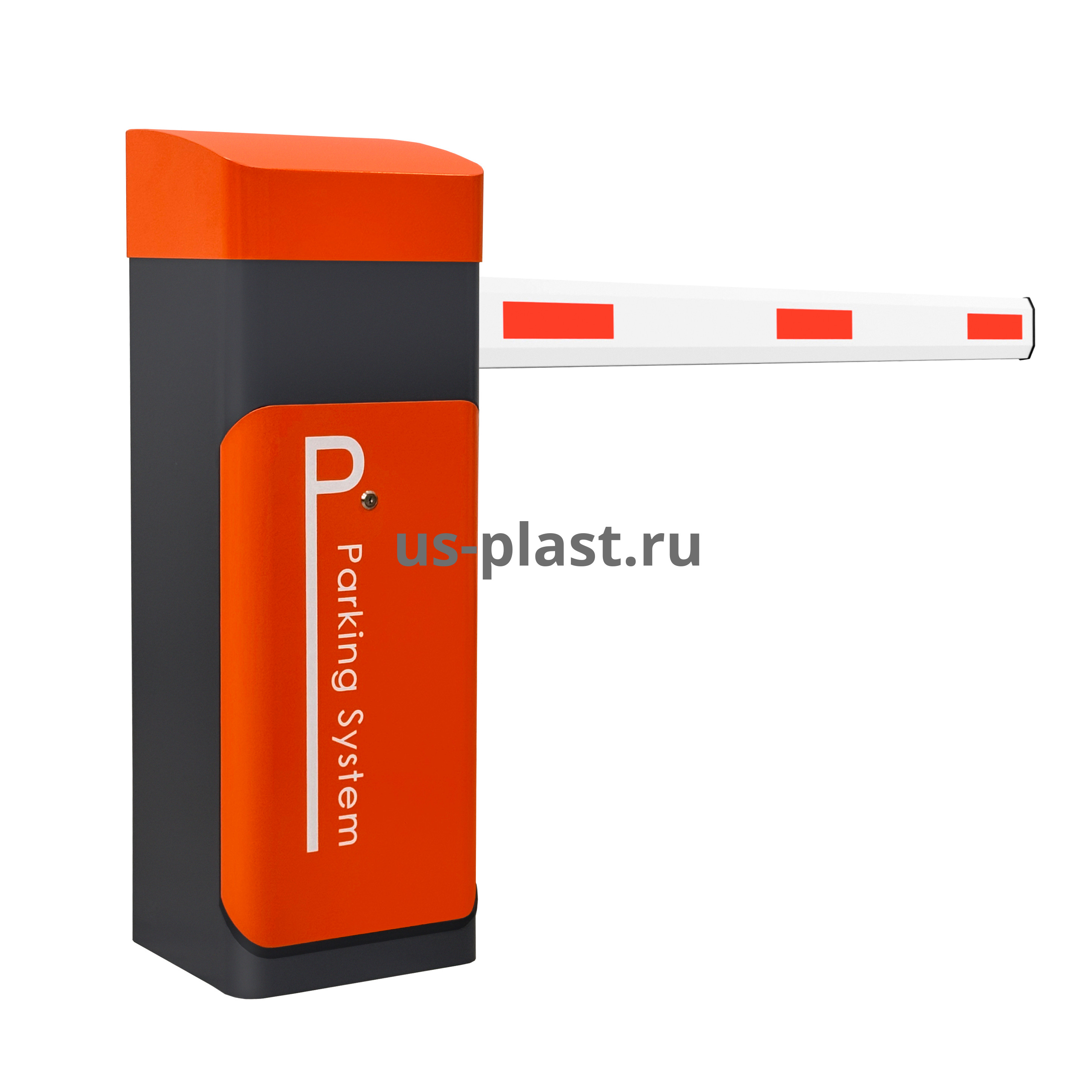 Автоматический шлагбаум DZ-132 RED (6M) BATTERY с телескопической стрелой 6 м