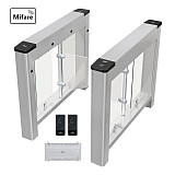 Dahua DHI-ASGB120K [MF] (600 мм) распашной турникет (электронная проходная) с контроллером и RFID считывателями MIFARE