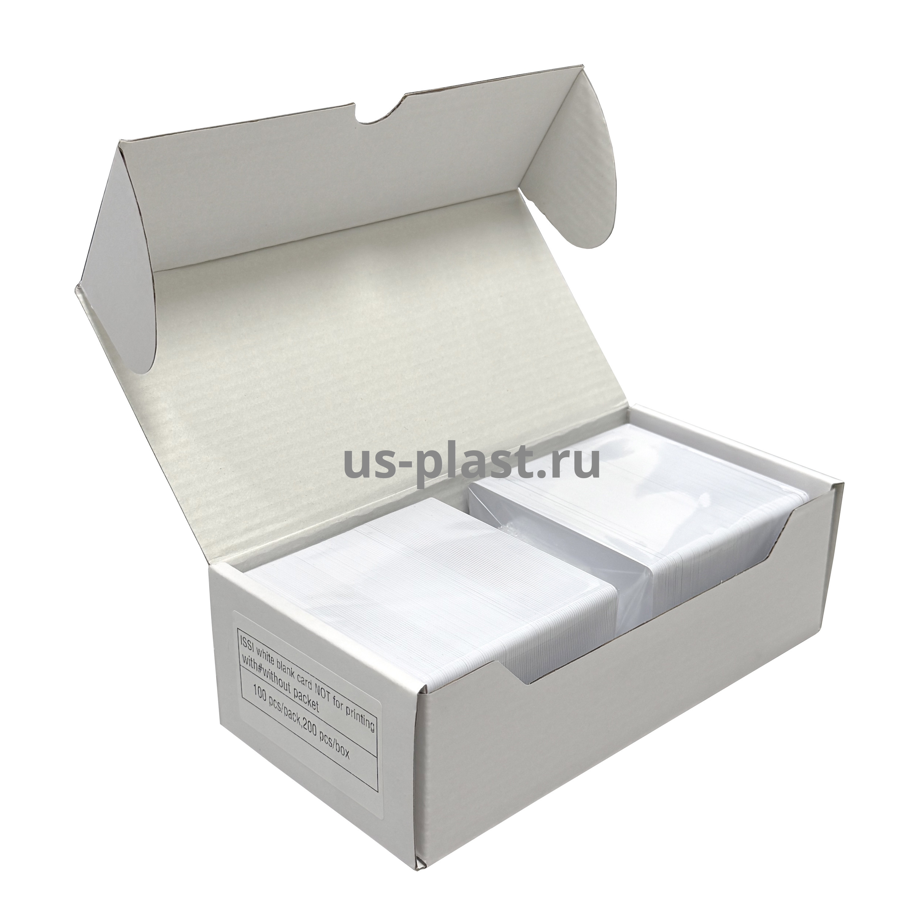 Карта Mifare 1K ISO под печать (c номером) 100pcs, упаковка 100 шт. Фото N2