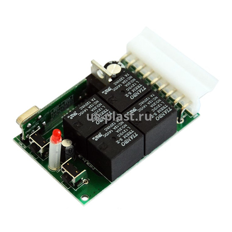 YET404PC-V4.0 (433 МГц) 4-х канальный радиоприемник для систем контроля доступа. Фото N2