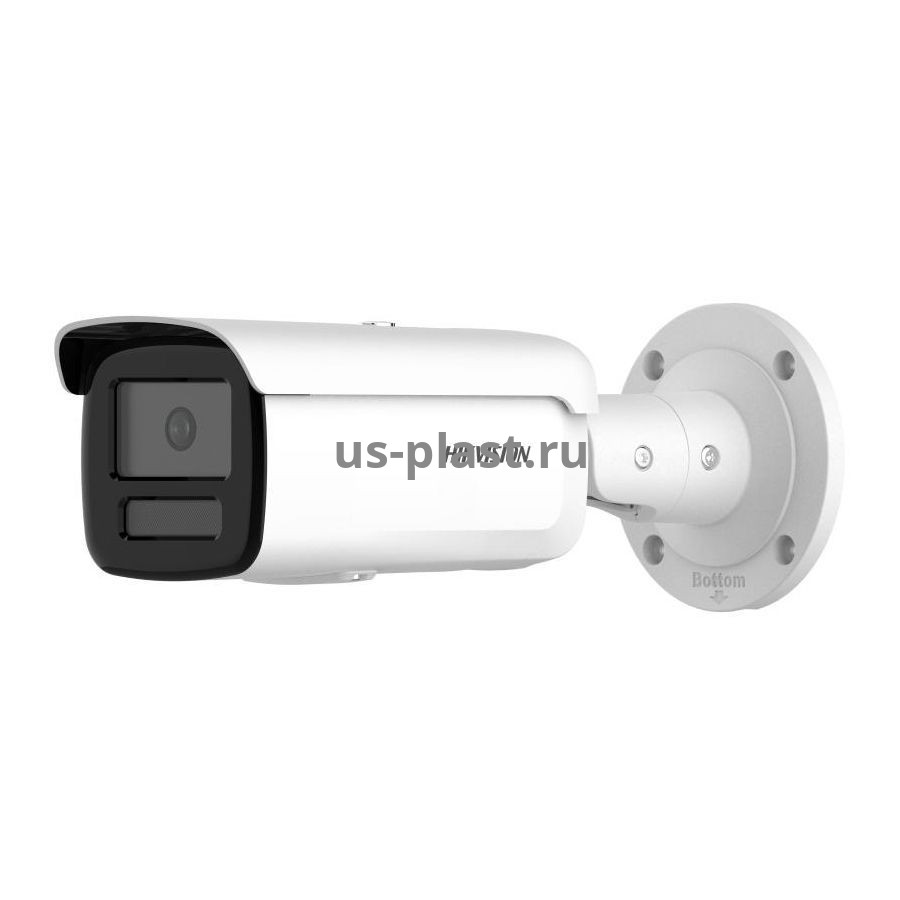 Hikvision DS-2CD2T47G2H-LI (2.8мм), 4Мп уличная цилиндрическая IP-камера