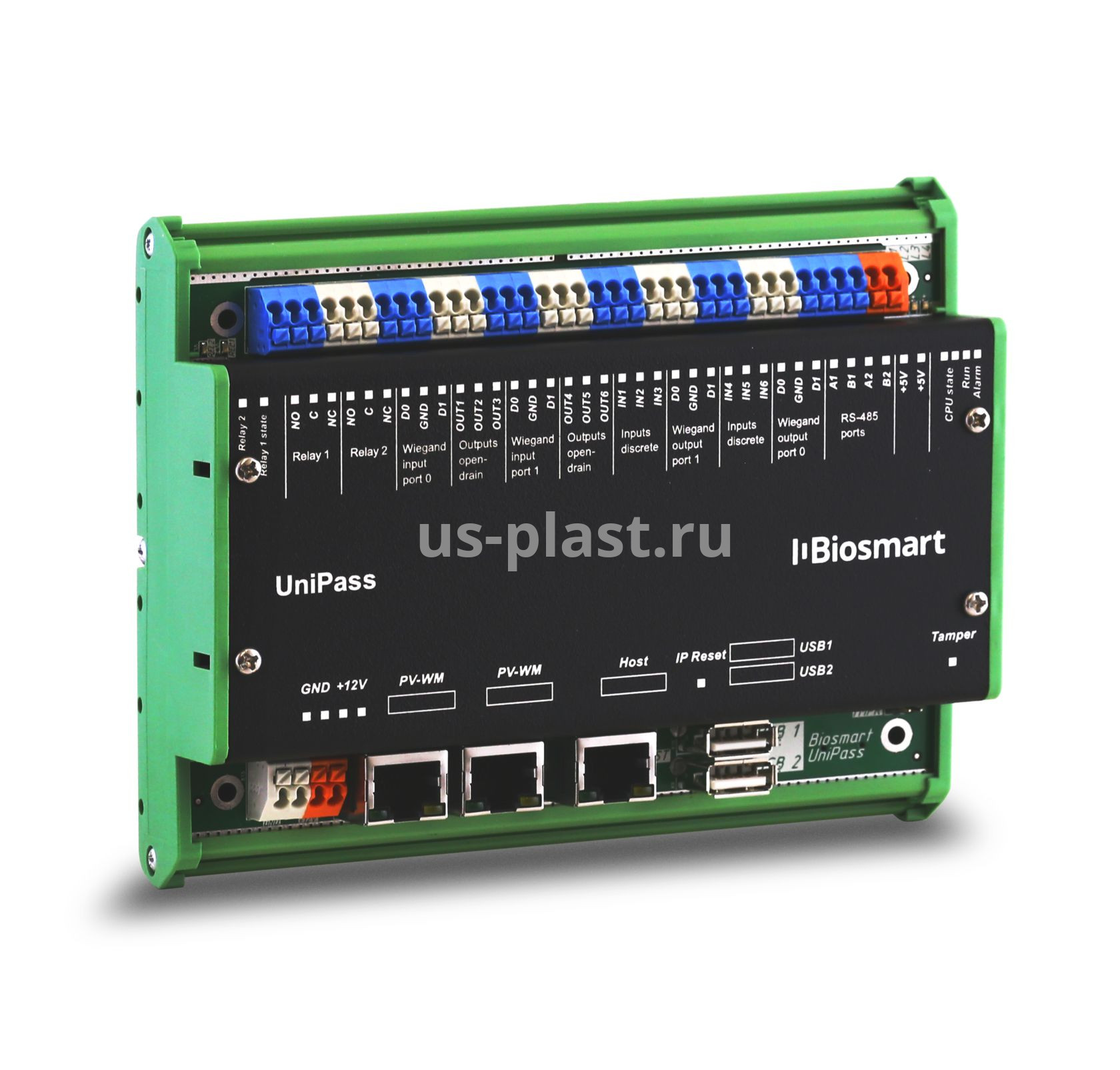 BioSmart UniPass, биометрический сетевой контроллер управления доступом