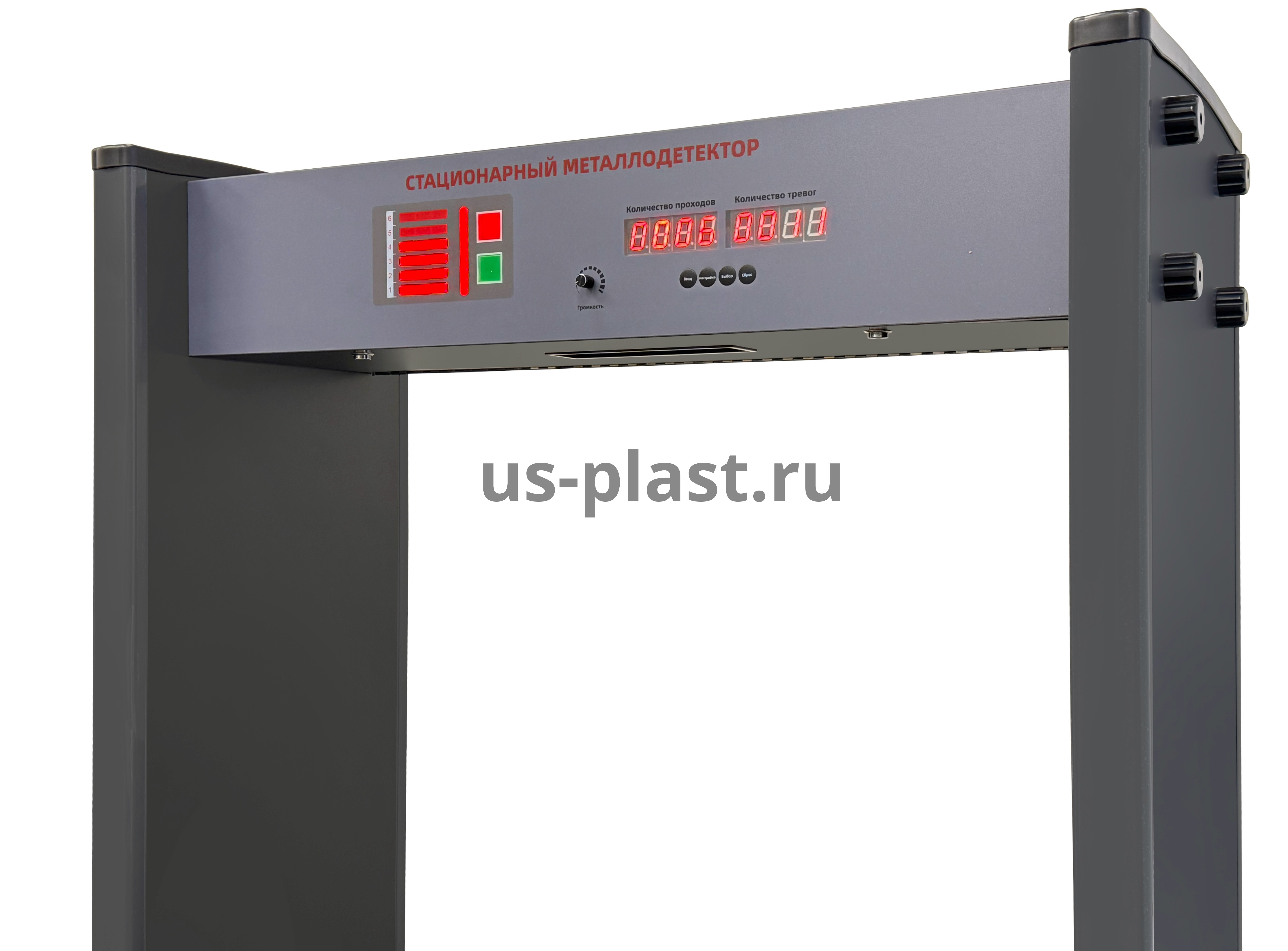 Арочный стационарный металлодетектор JT-100 (1000 мм) 6 зон детекции. Фото N5