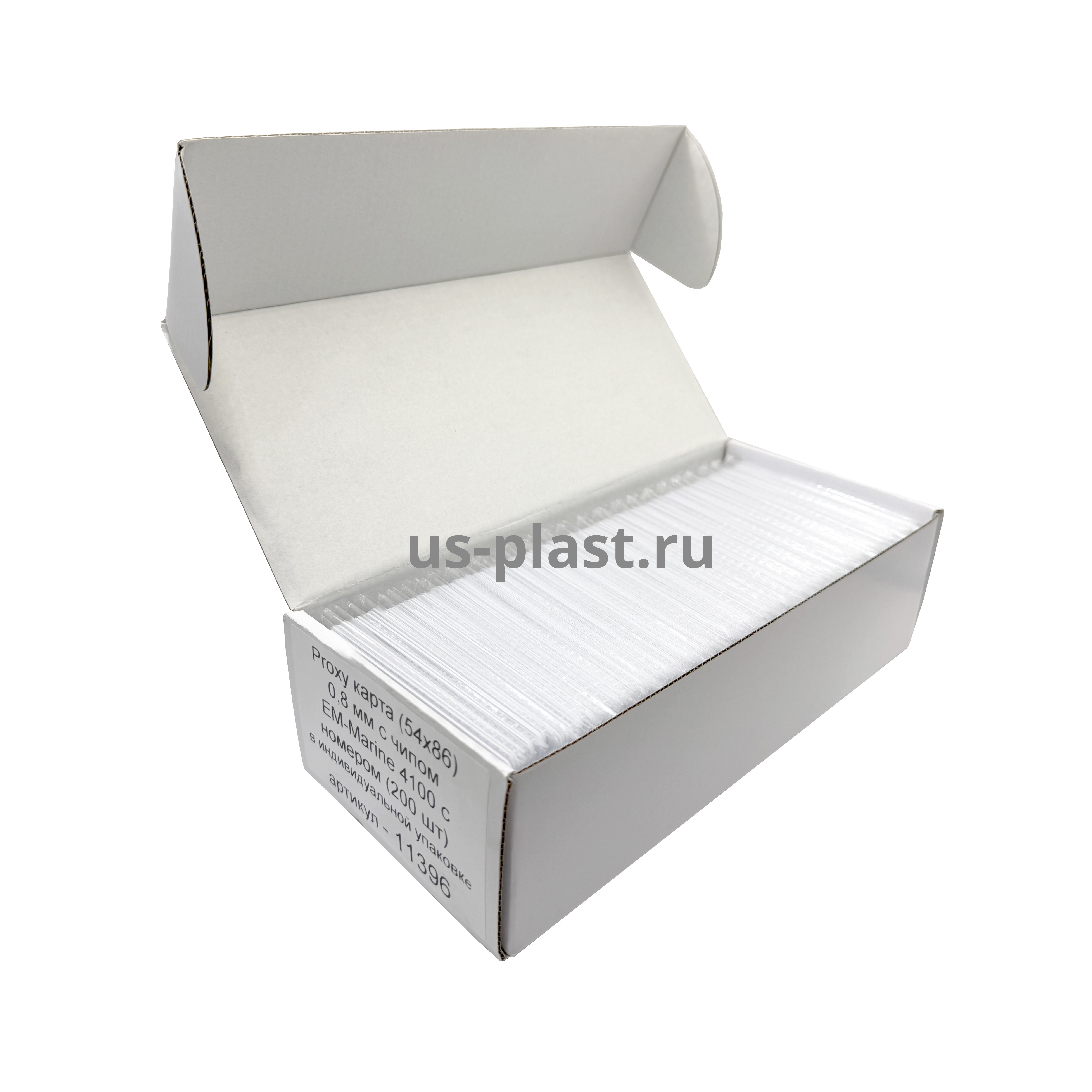 Бесконтактная карта доступа EM-Marine "PACK" тонкая (с номером) в индивидуальной упаковке. Фото N4
