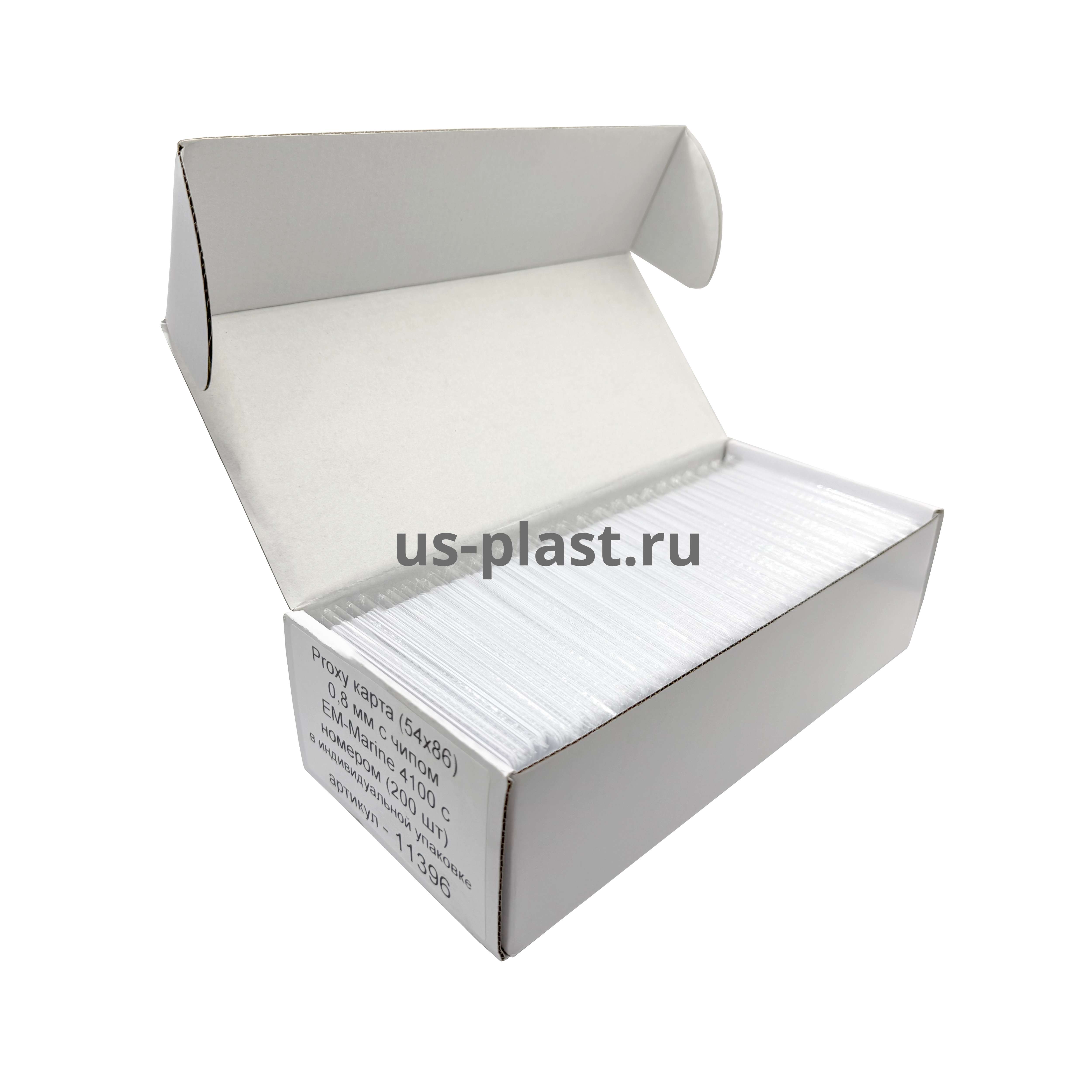 Бесконтактная карта доступа EM-Marine "PACK" тонкая (с номером) в индивидуальной упаковке. Фото N4