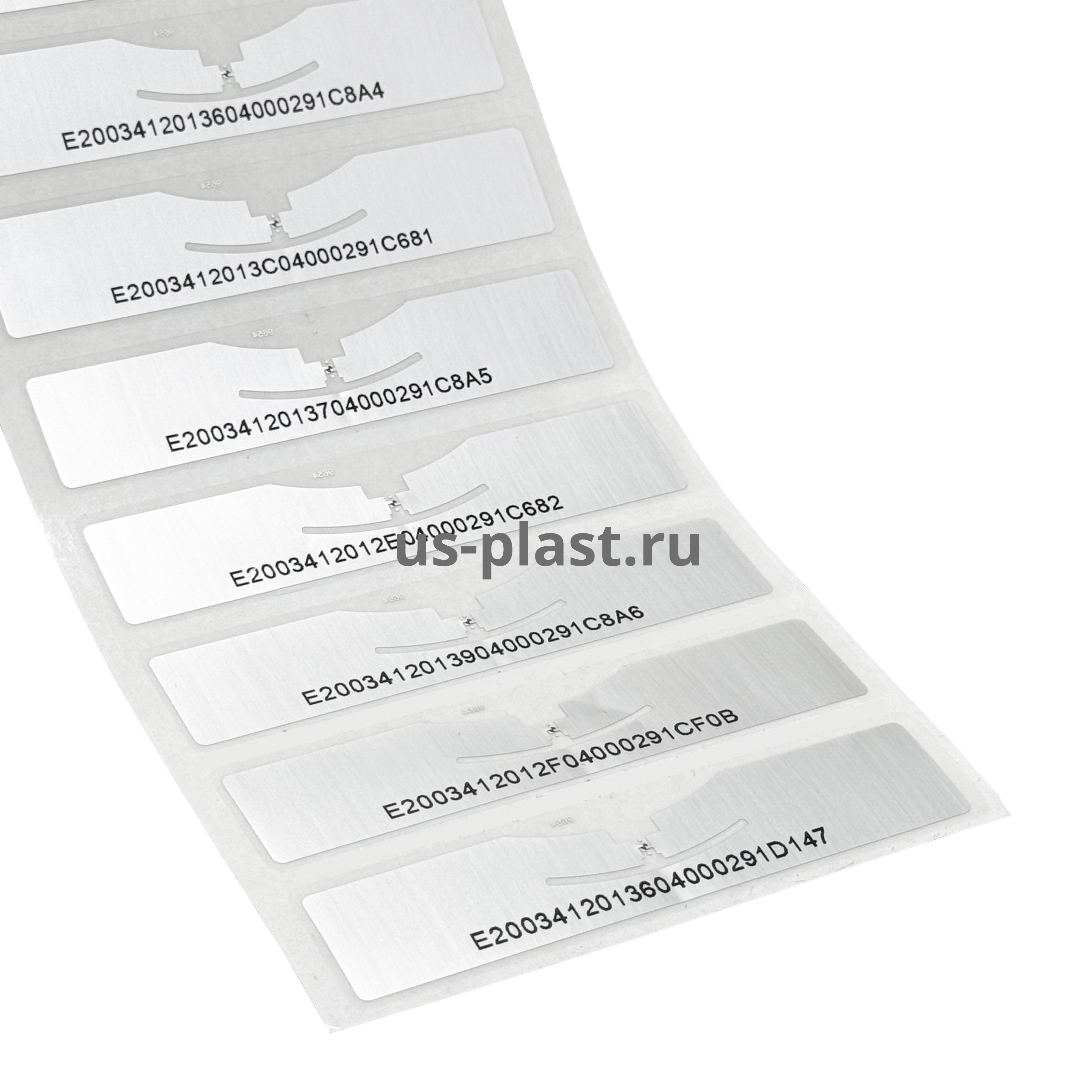UHF RFID метка Windshield Tag (Higgs 9) на лобовое стекло автомобиля, с номером. Фото N4