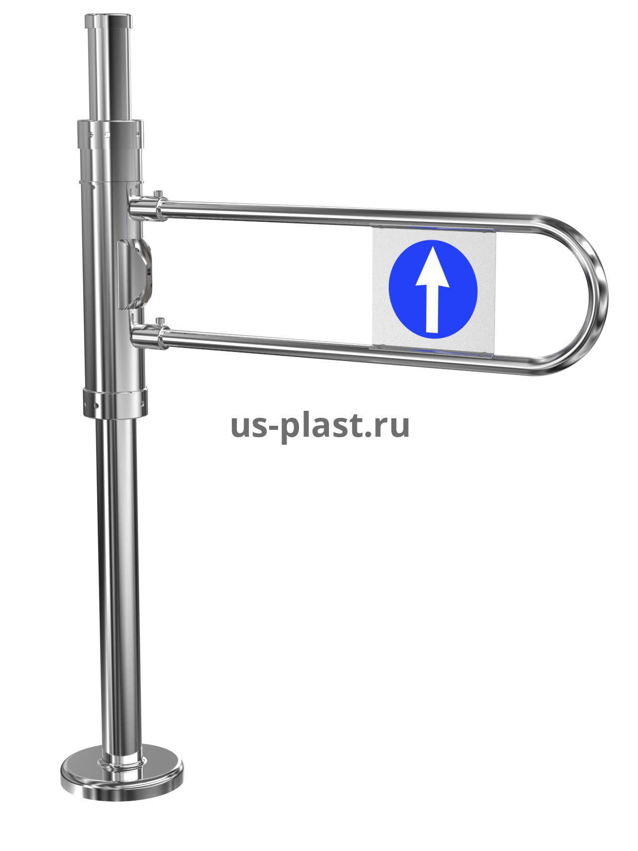Ростов-Дон К10 ХРОМ (0025-01) механическая калитка (без дуги)