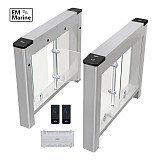 Dahua DHI-ASGB120K [EM] (600 мм) распашной турникет (электронная проходная) с контроллером и RFID считывателями EM-Marine