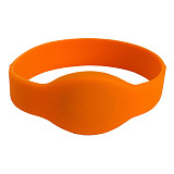 Силиконовый RFID браслет EM-Marine (OVAL) ОРАНЖЕВЫЙ, диаметр 65 мм