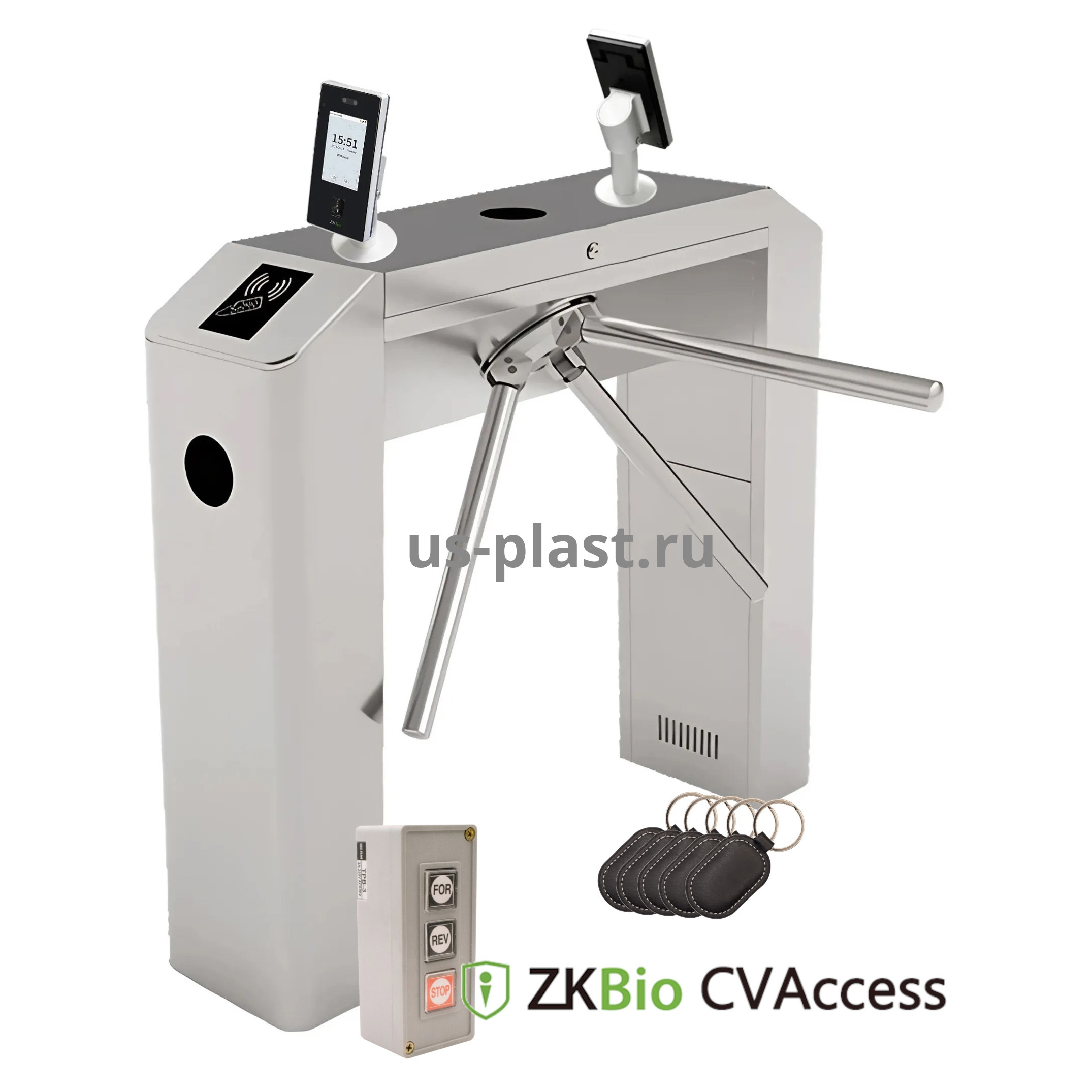 Комплект СКУД TS2000/FACE KIT с учетом рабочего времени (турникет с распознаванием лиц) в Санкт-Петербурге