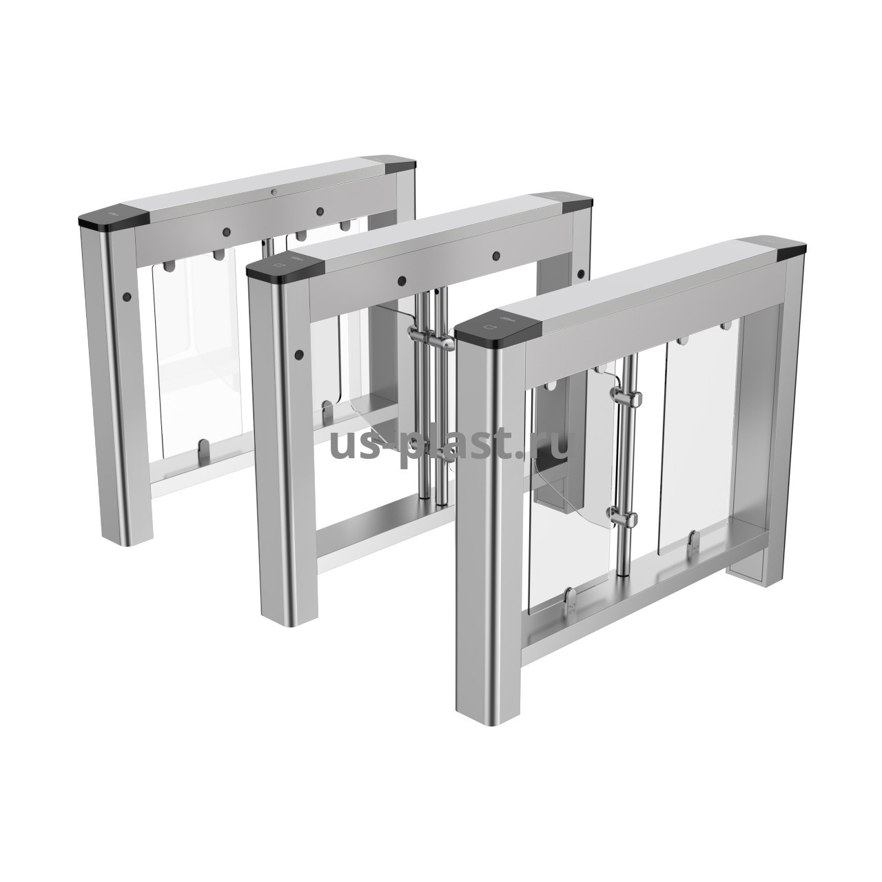 Dahua DHI-ASGB120K-D (EM/MF) распашной двухпроходной турникет (электронная проходная) с контроллером и RFID считывателями. Фото N6