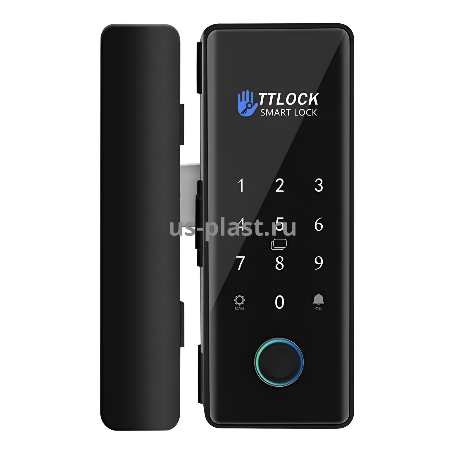 TTLock K190 (BLE) электронный биометрический замок для стеклянной двери